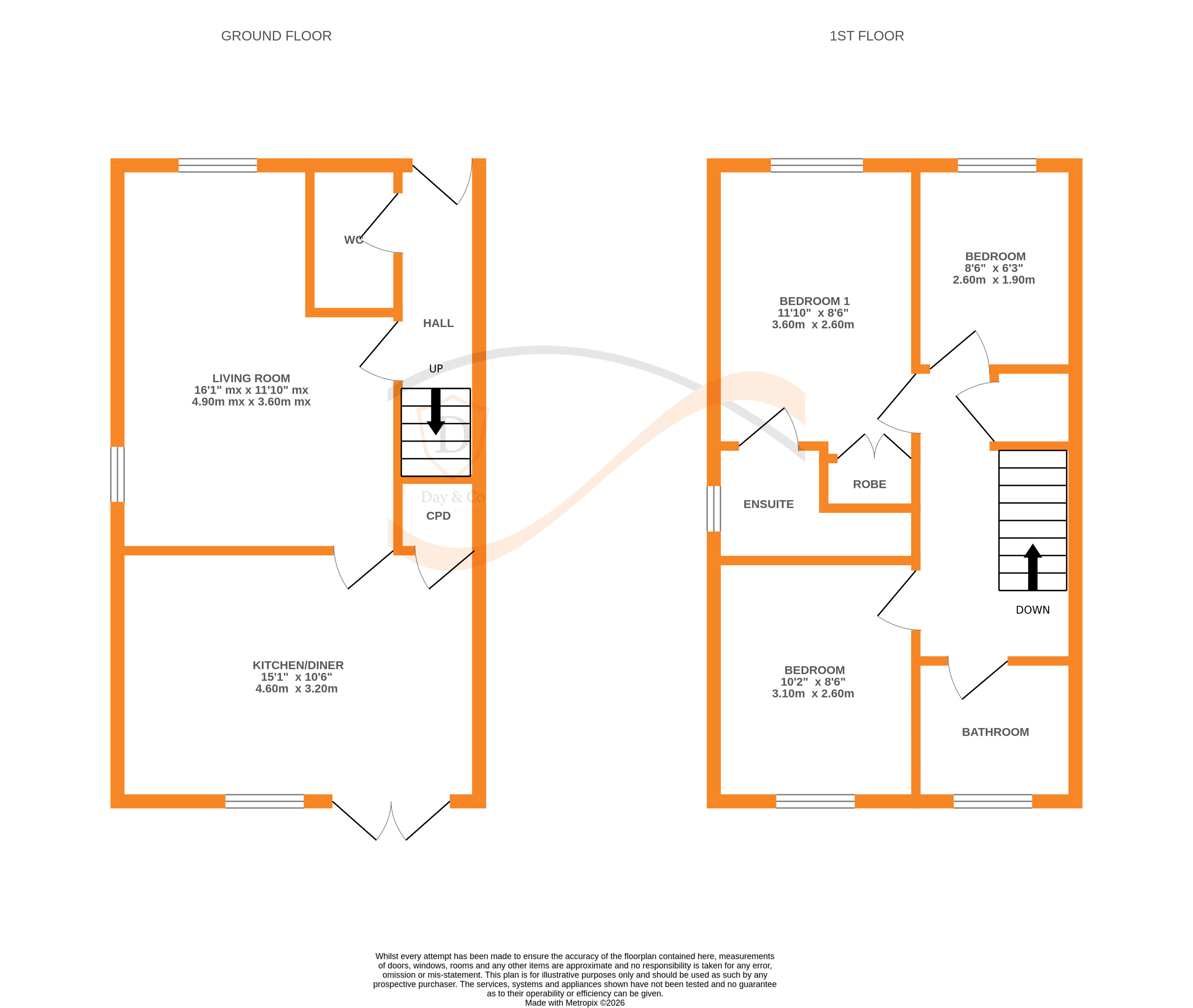 Floorplans For The Knoll, Keighley, West Yorkshire