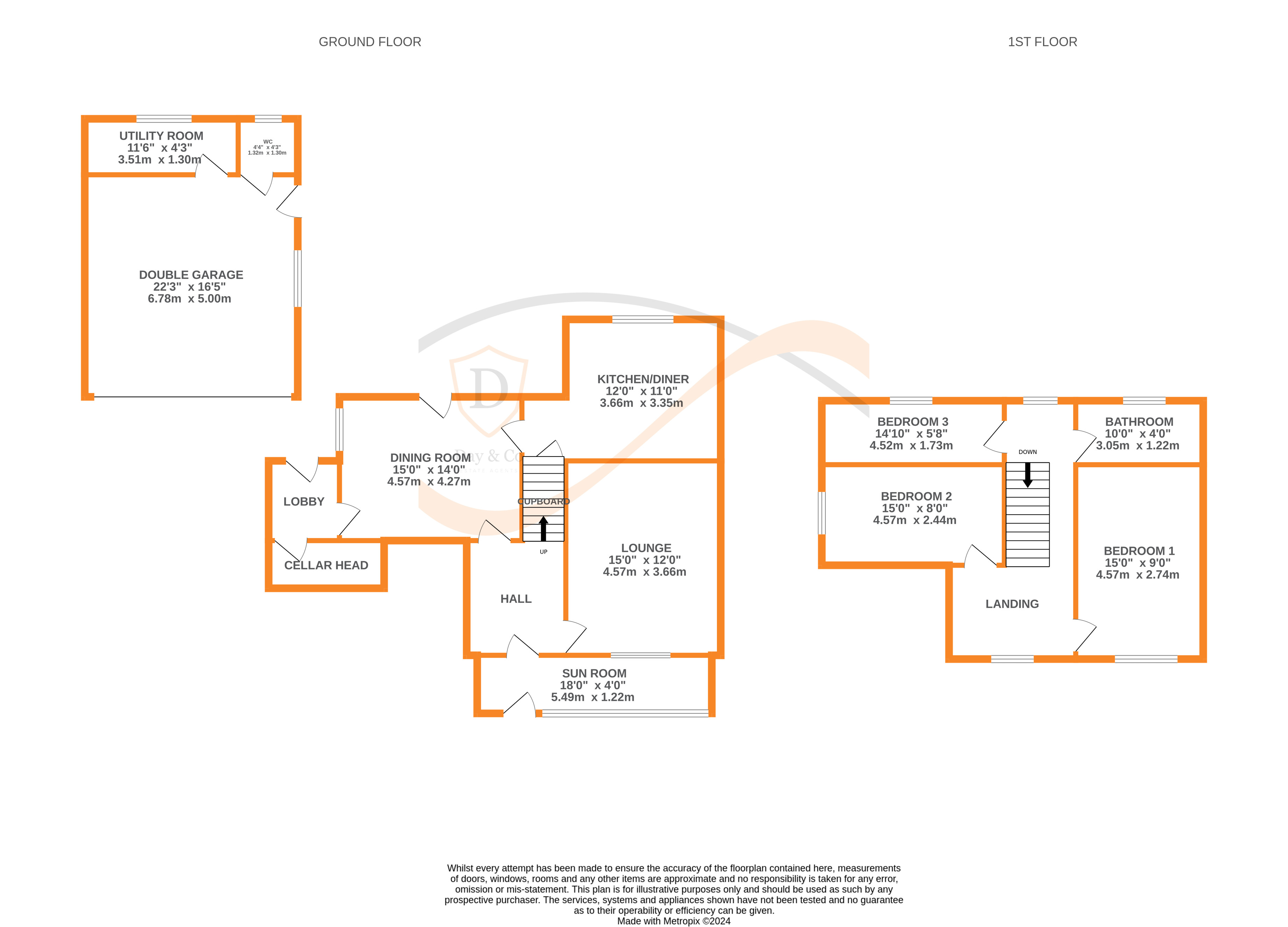 Floorplans For Wilsden, Bradford, West Yorkshire
