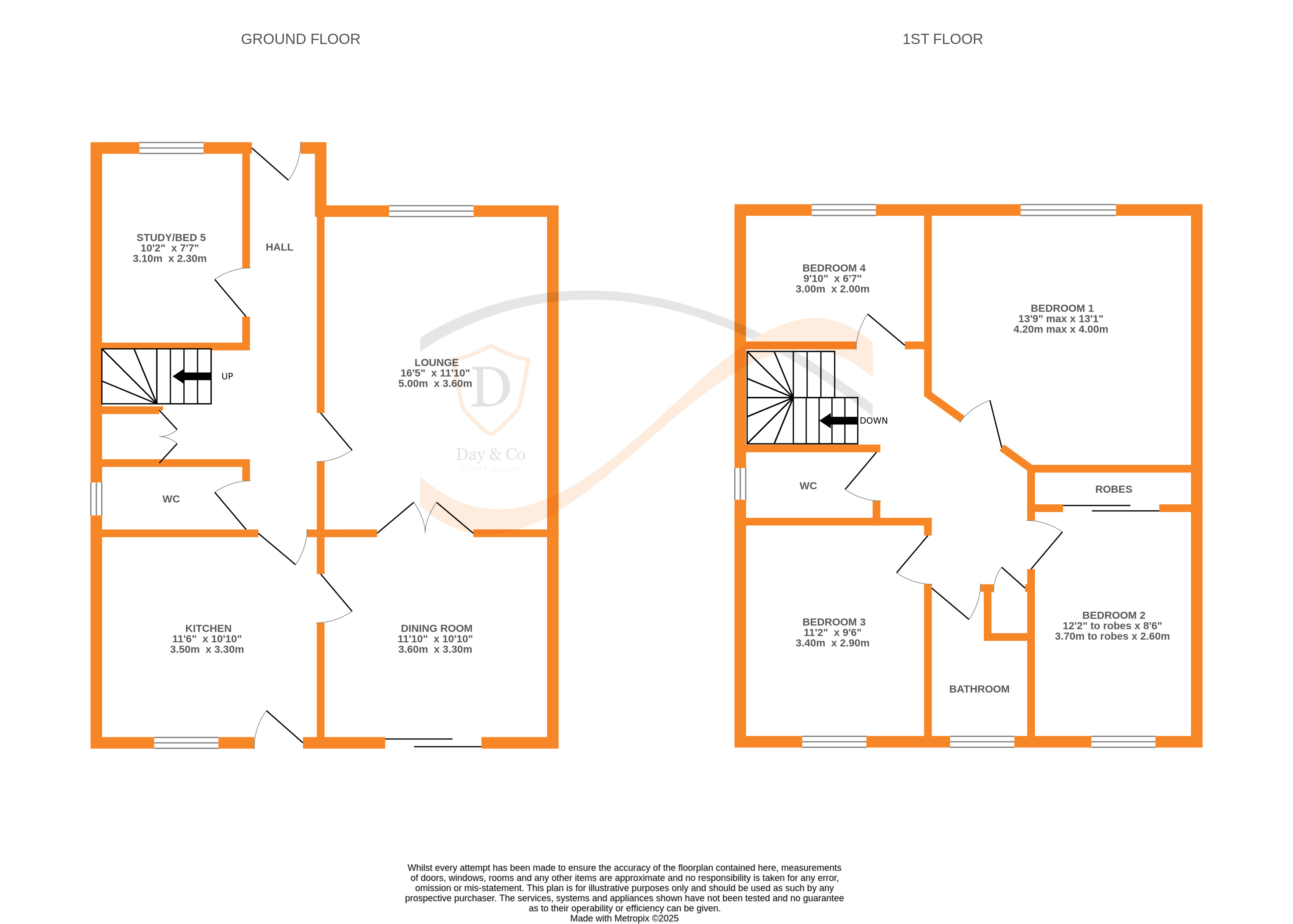 Floorplans For Broadlands, Keighley, West Yorkshire