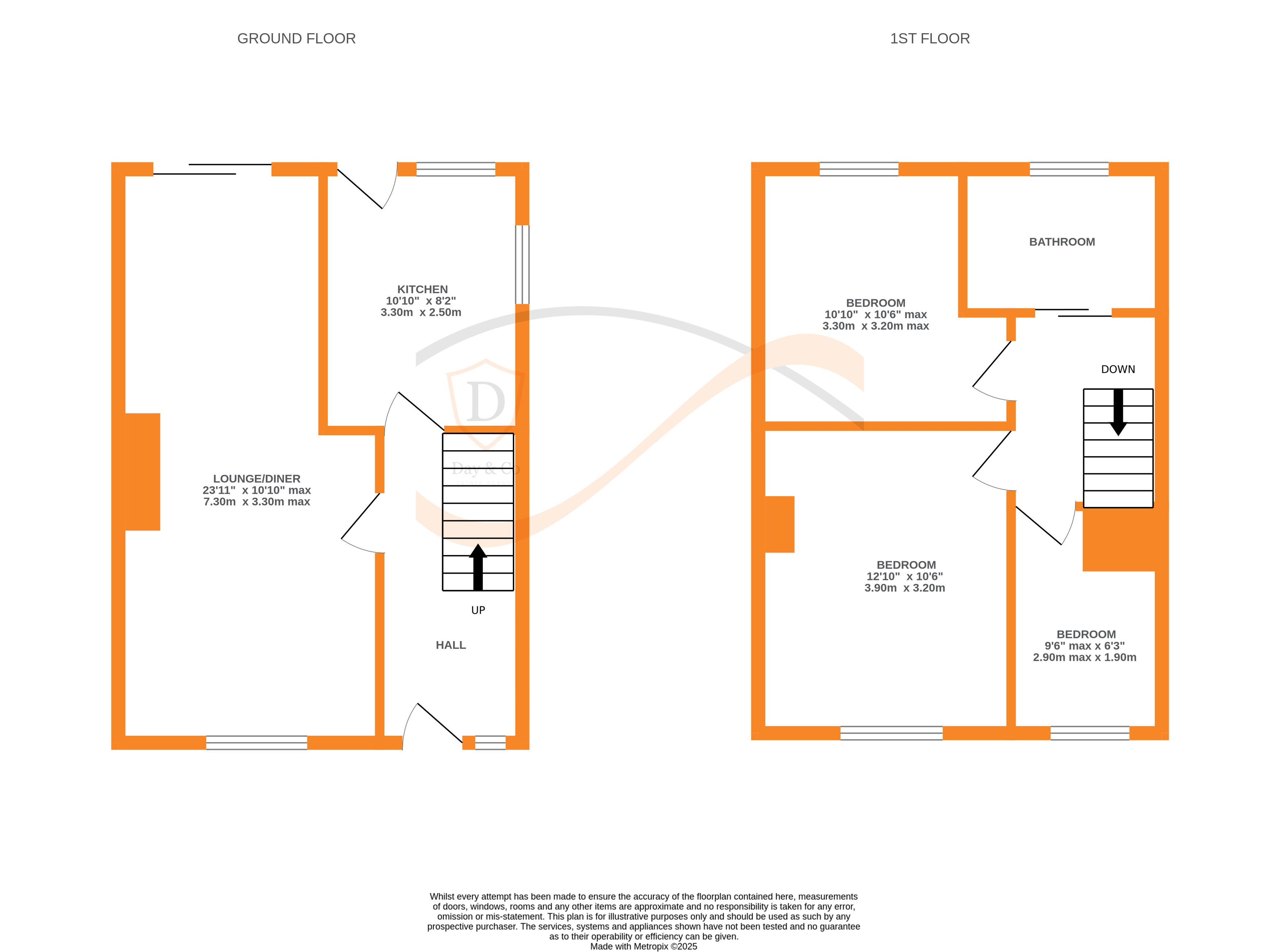 Floorplans For Oakworth, Keighley, West Yorkshire