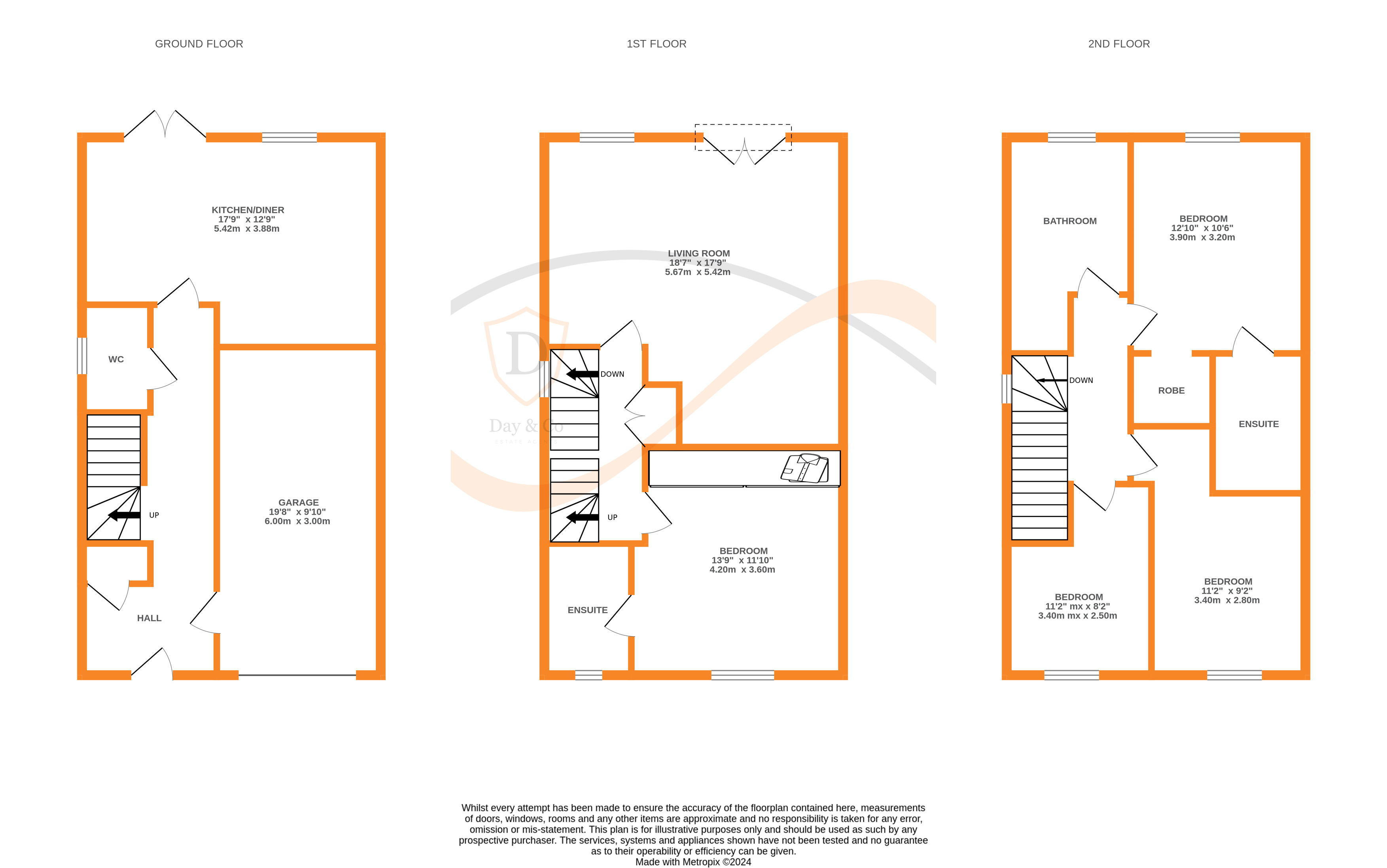 Floorplans For Raglan Street, Keighley, West Yorkshire