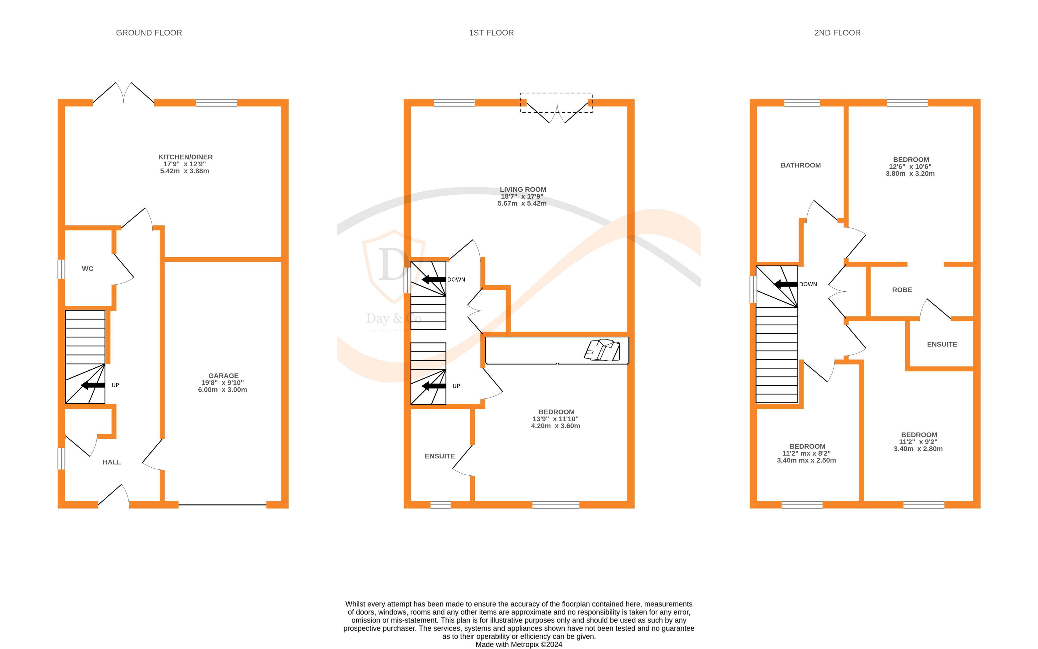 Floorplans For Raglan Street, Keighley, West Yorkshire