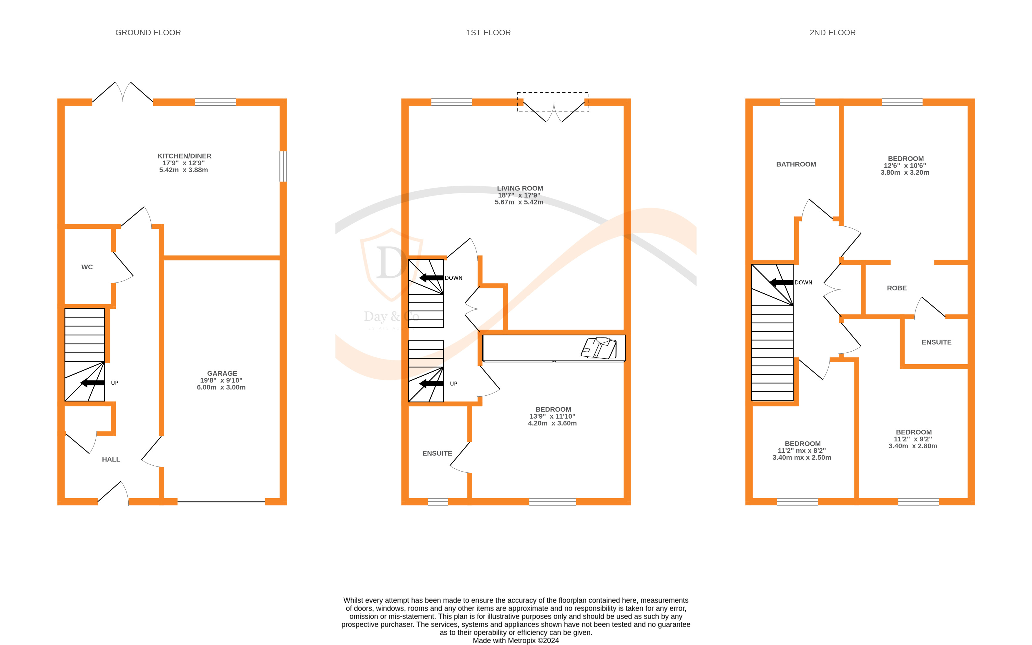 Floorplans For Raglan Street, Keighley, West Yorkshire