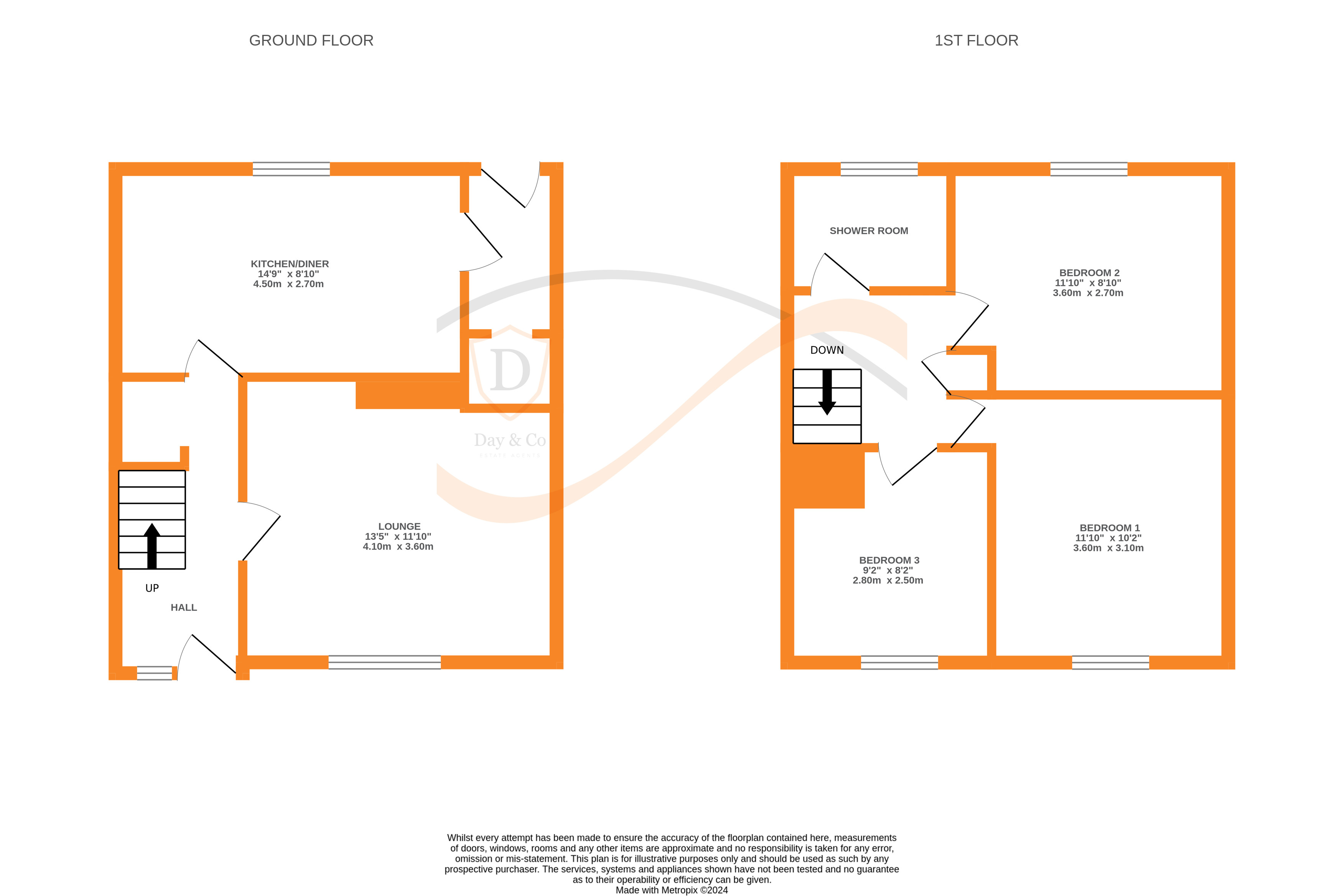 Floorplans For Allerton, Bradford, West Yorkshire