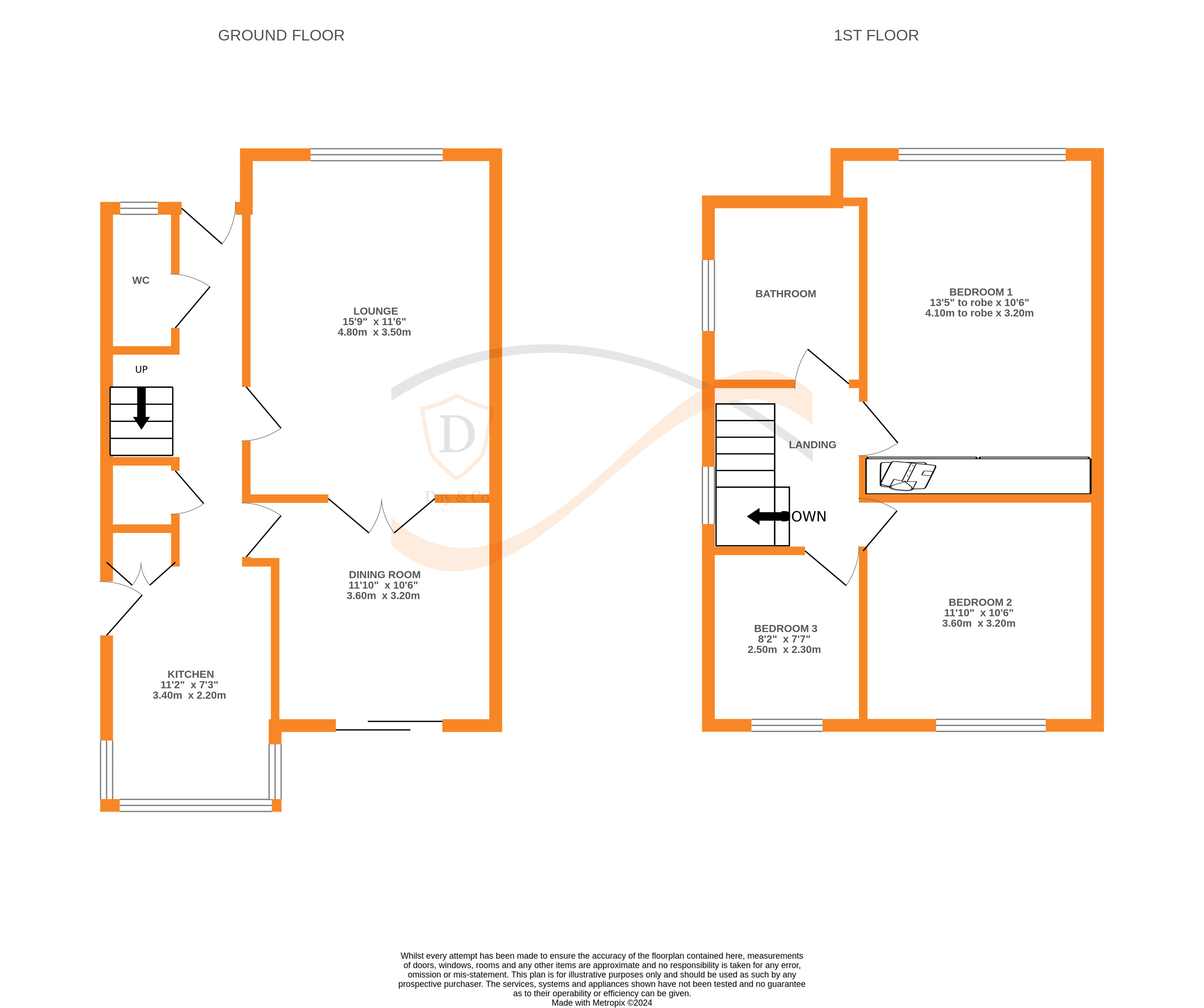Floorplans For Steeton, Keighley, West Yorkshire