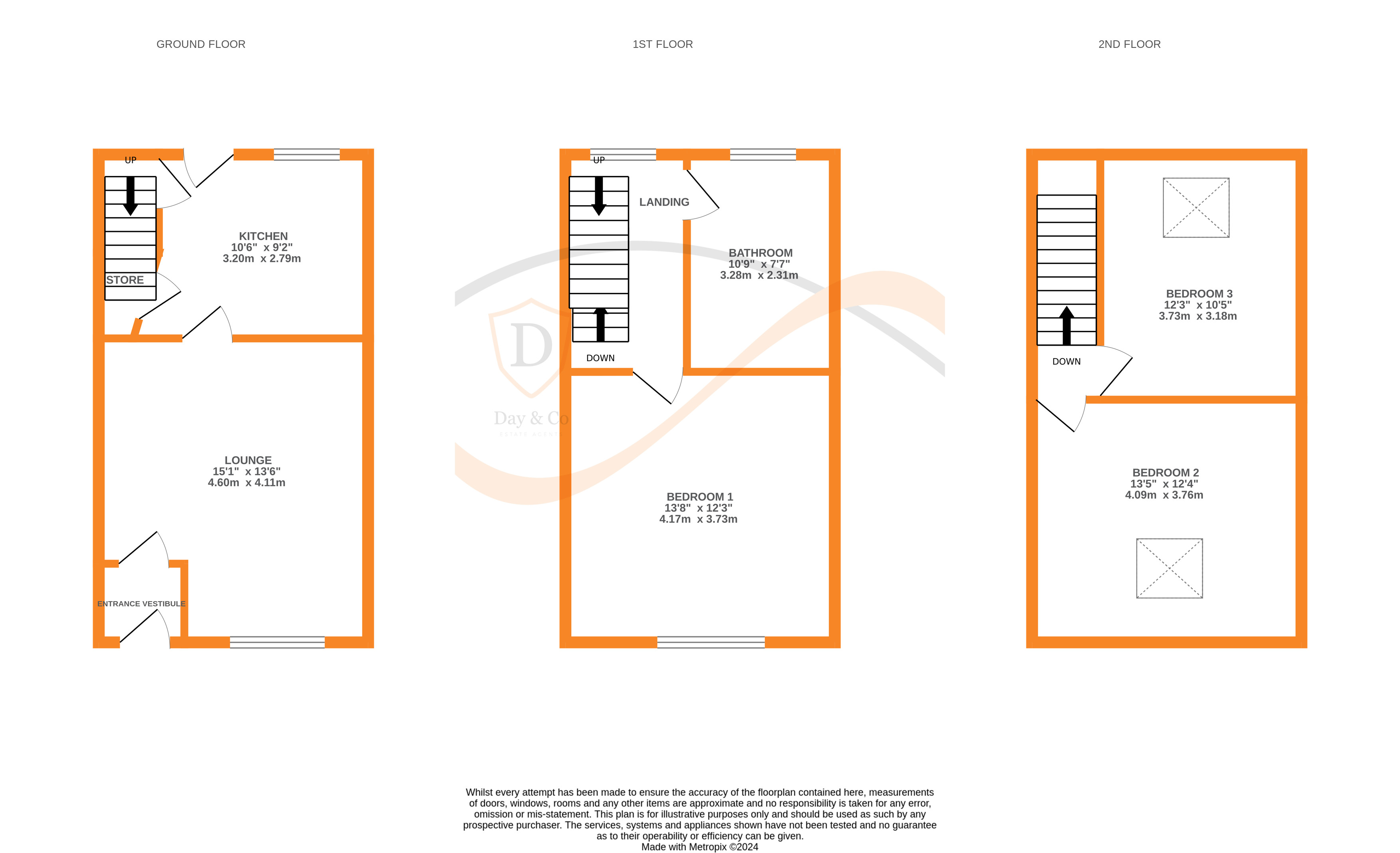 Floorplans For Haworth, Keighley, West Yorkshire