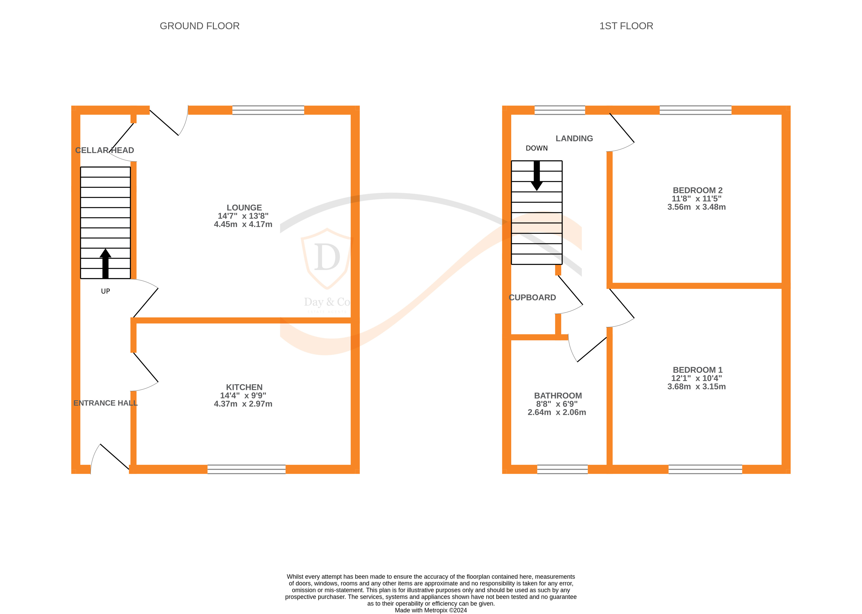 Floorplans For Cross Roads, Keighley, West Yorkshire