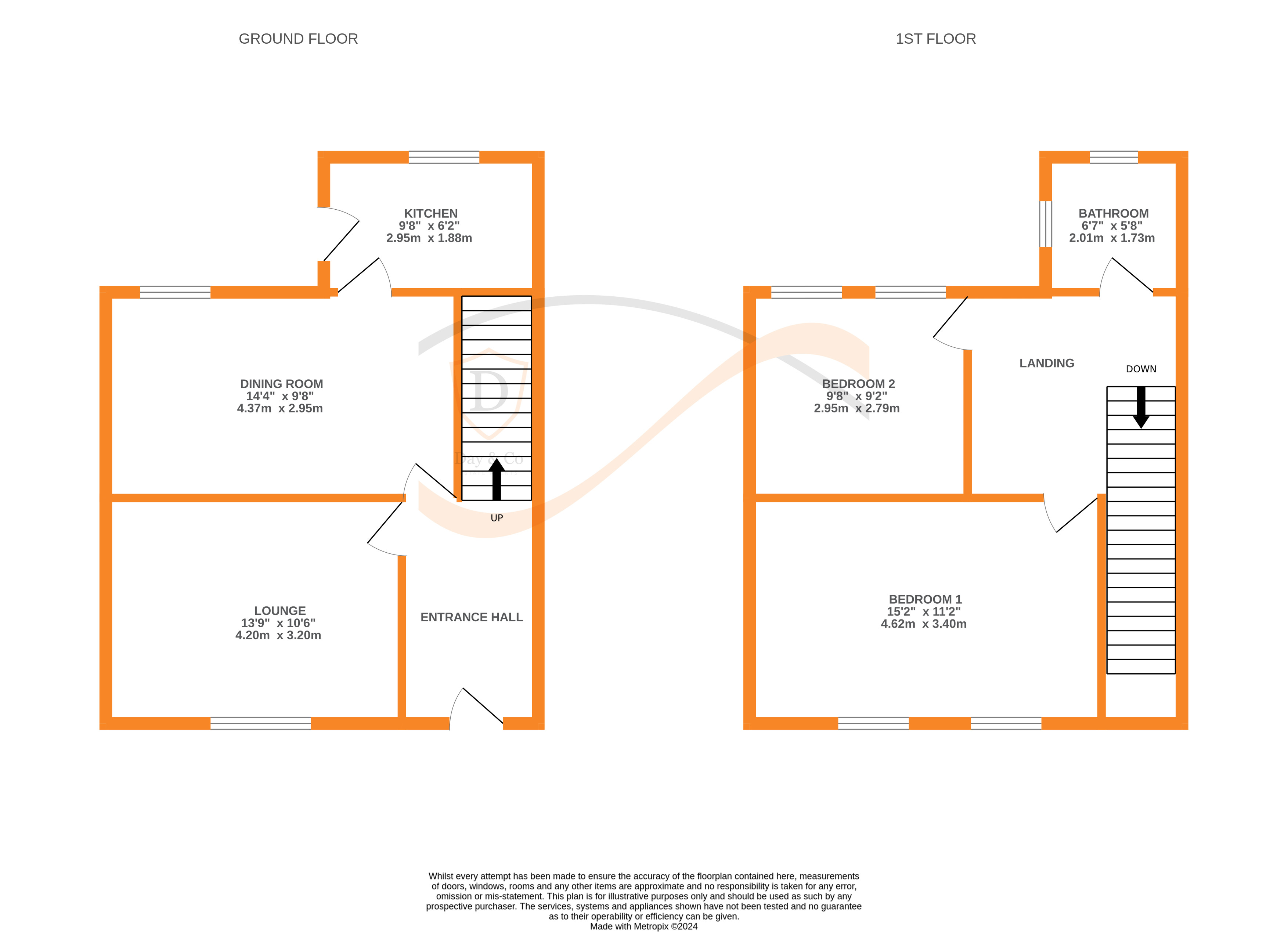 Floorplans For Skipton Road, Keighley, West Yorkshire