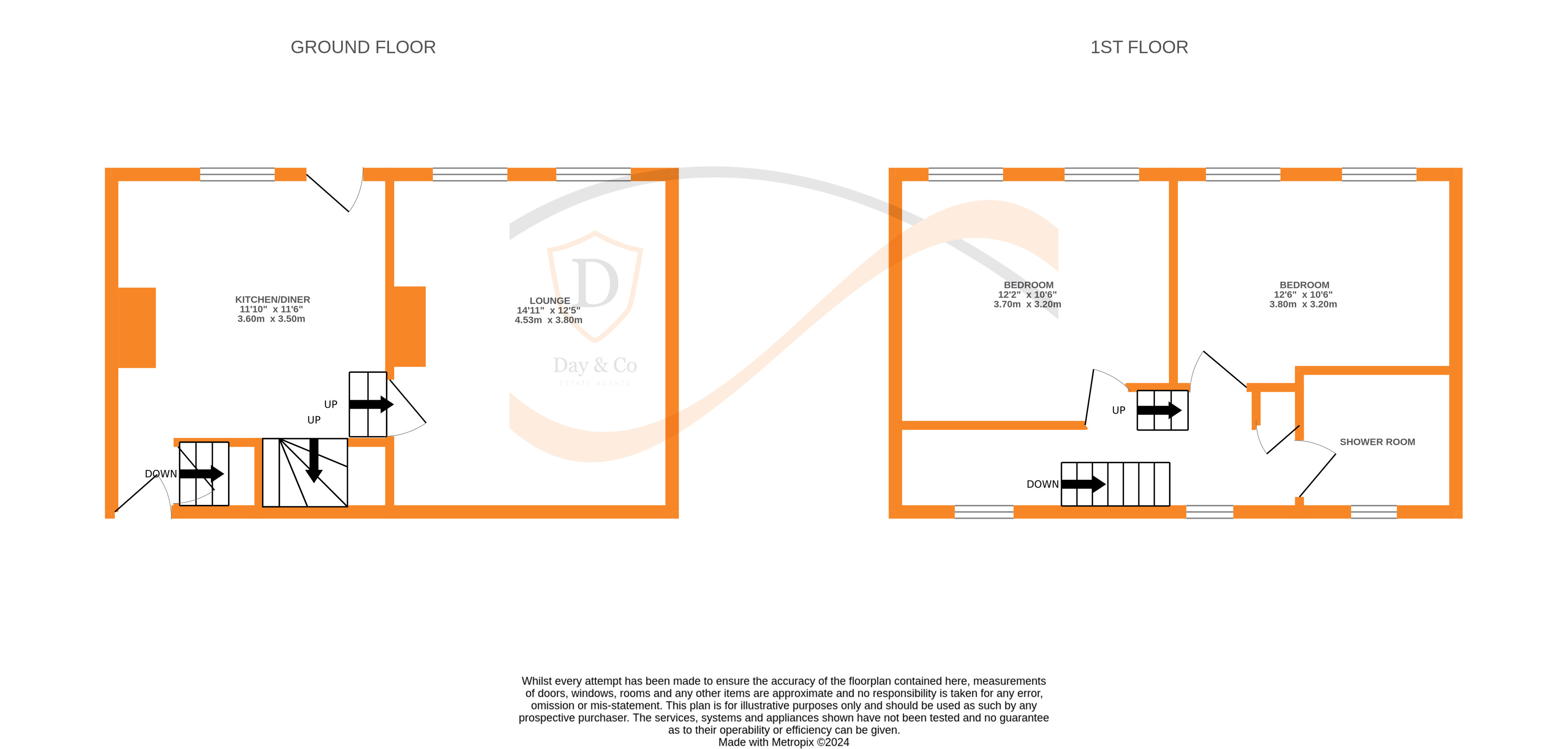 Floorplans For Oakworth, Keighley, West Yorkshire