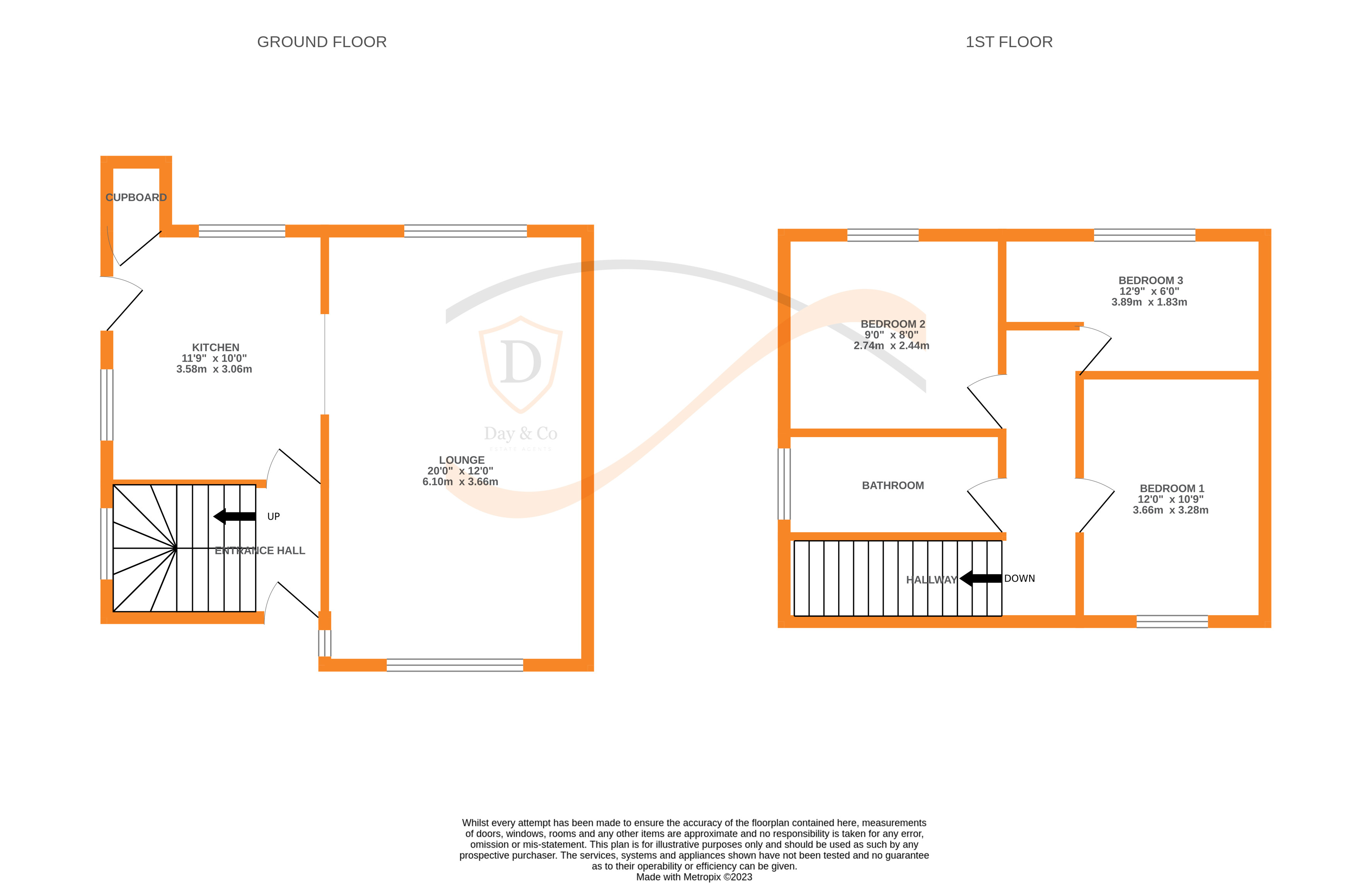 Floorplans For Oakworth, Keighley, West Yorkshire