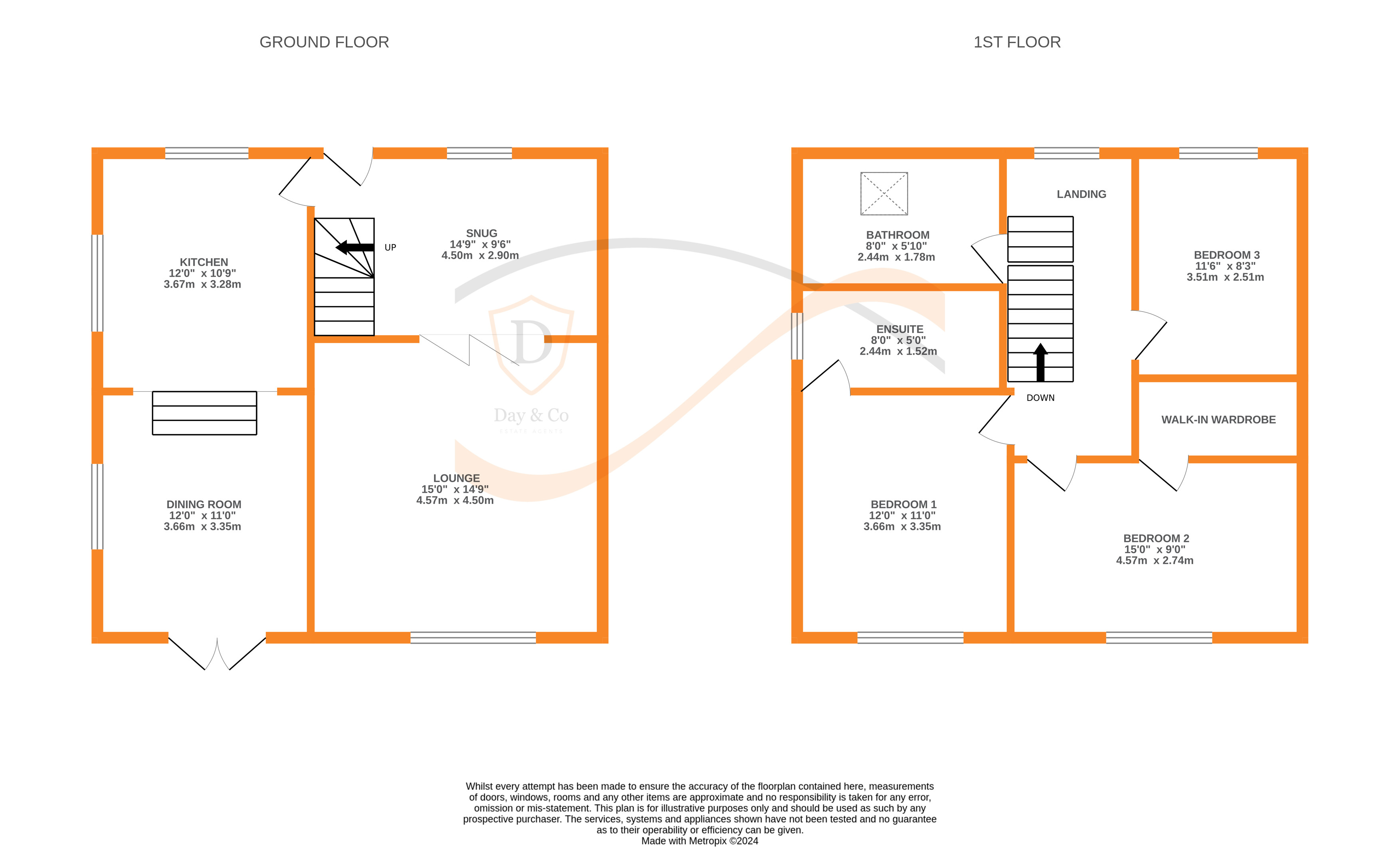 Floorplans For Oakworth, Keighley, West Yorkshire