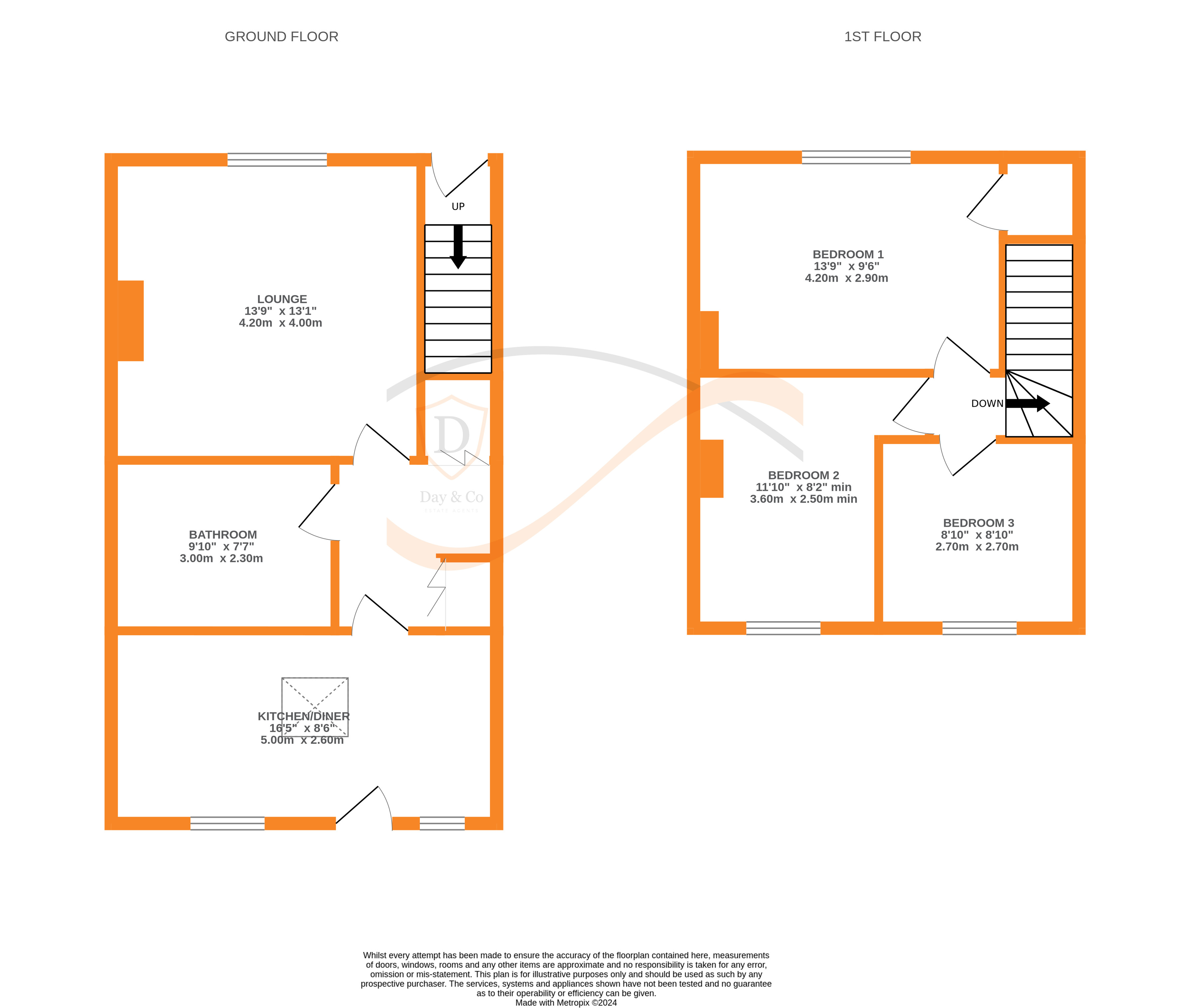 Floorplans For Braithwaite Crescent, Keighley, West Yorkshire