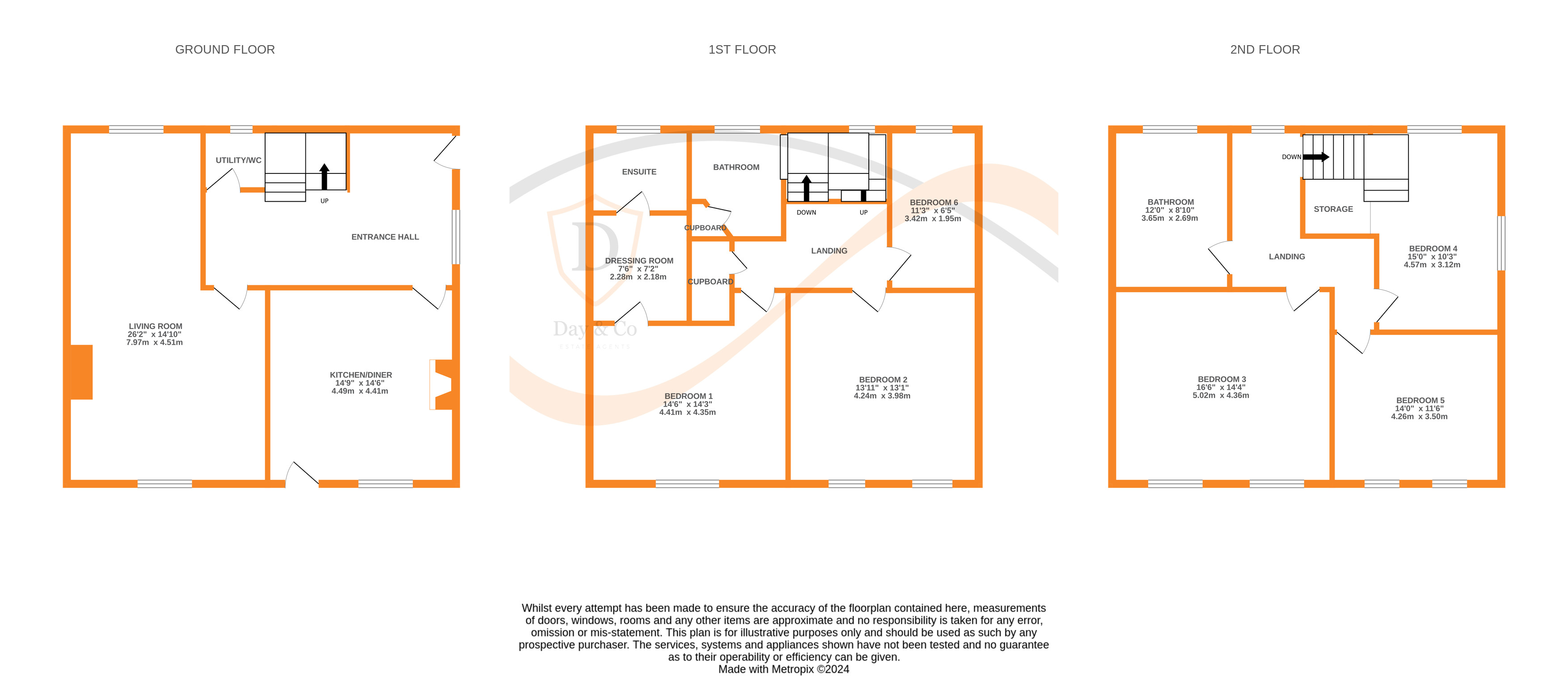 Floorplans For Oakworth, Keighley, West Yorkshire