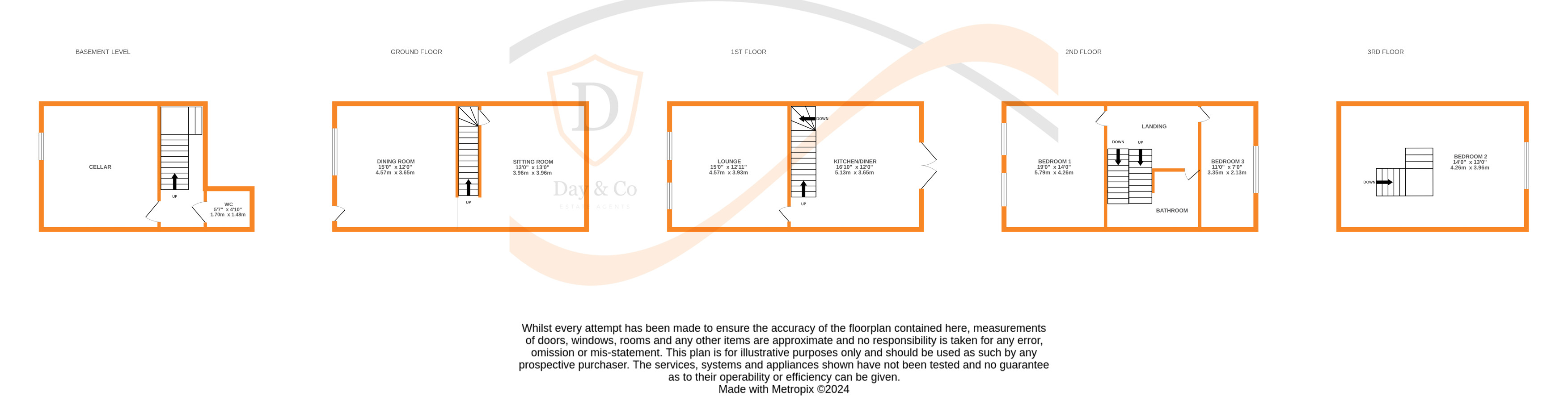 Floorplans For Haworth, Keighley, West Yorkshire