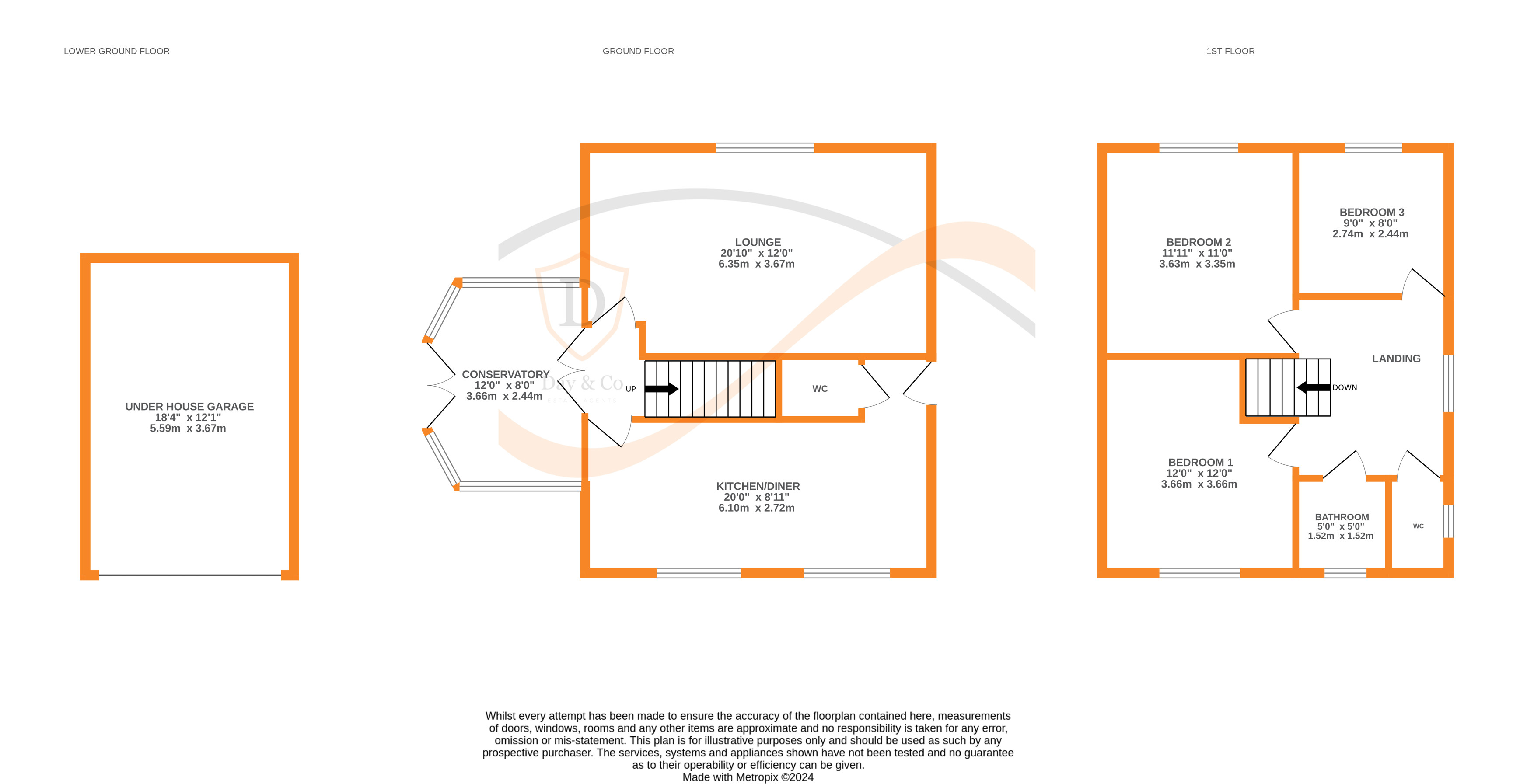 Floorplans For Oakworth, Keighley, West Yorkshire