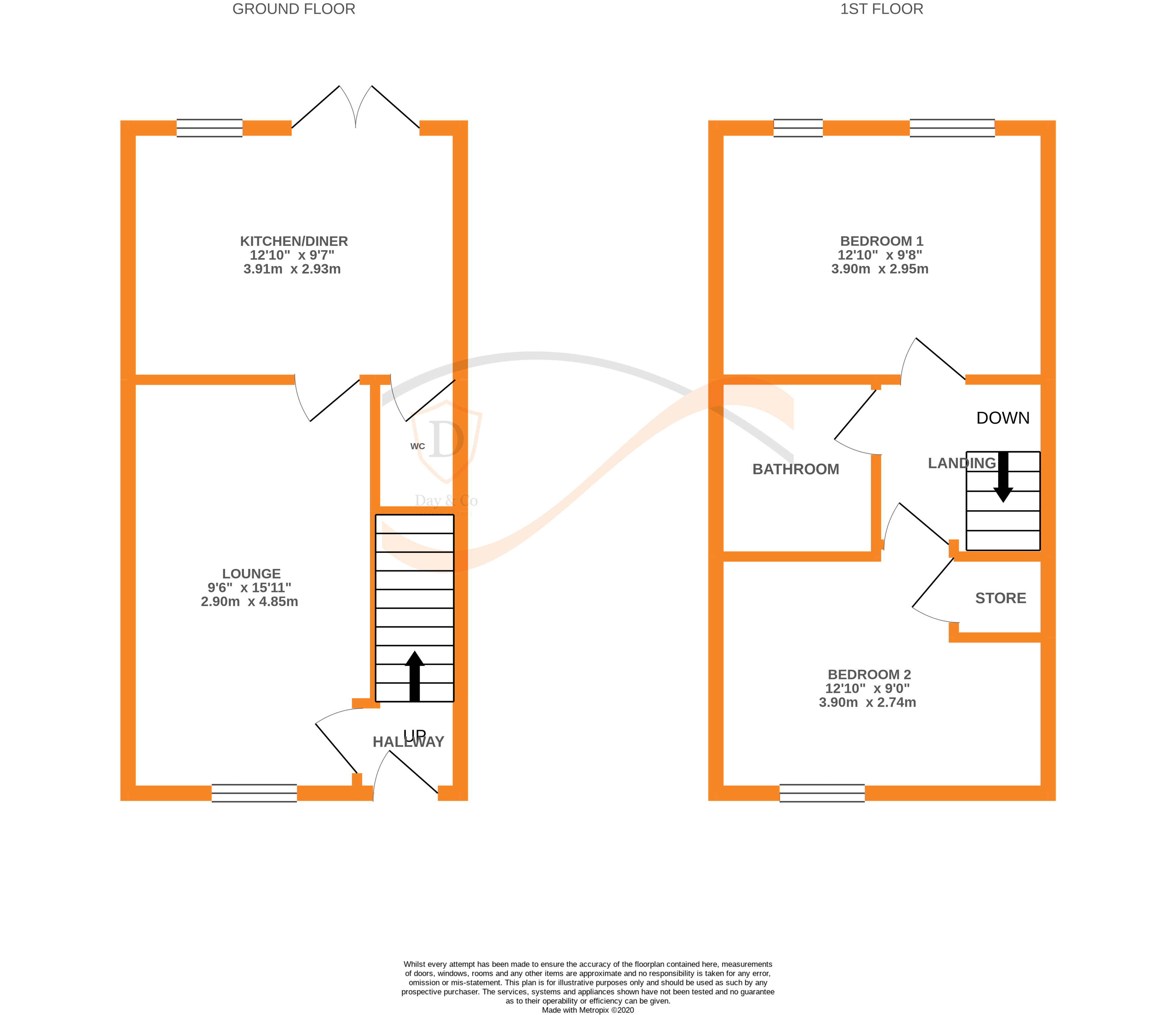 Floorplans For Haworth, Keighley, West Yorkshire