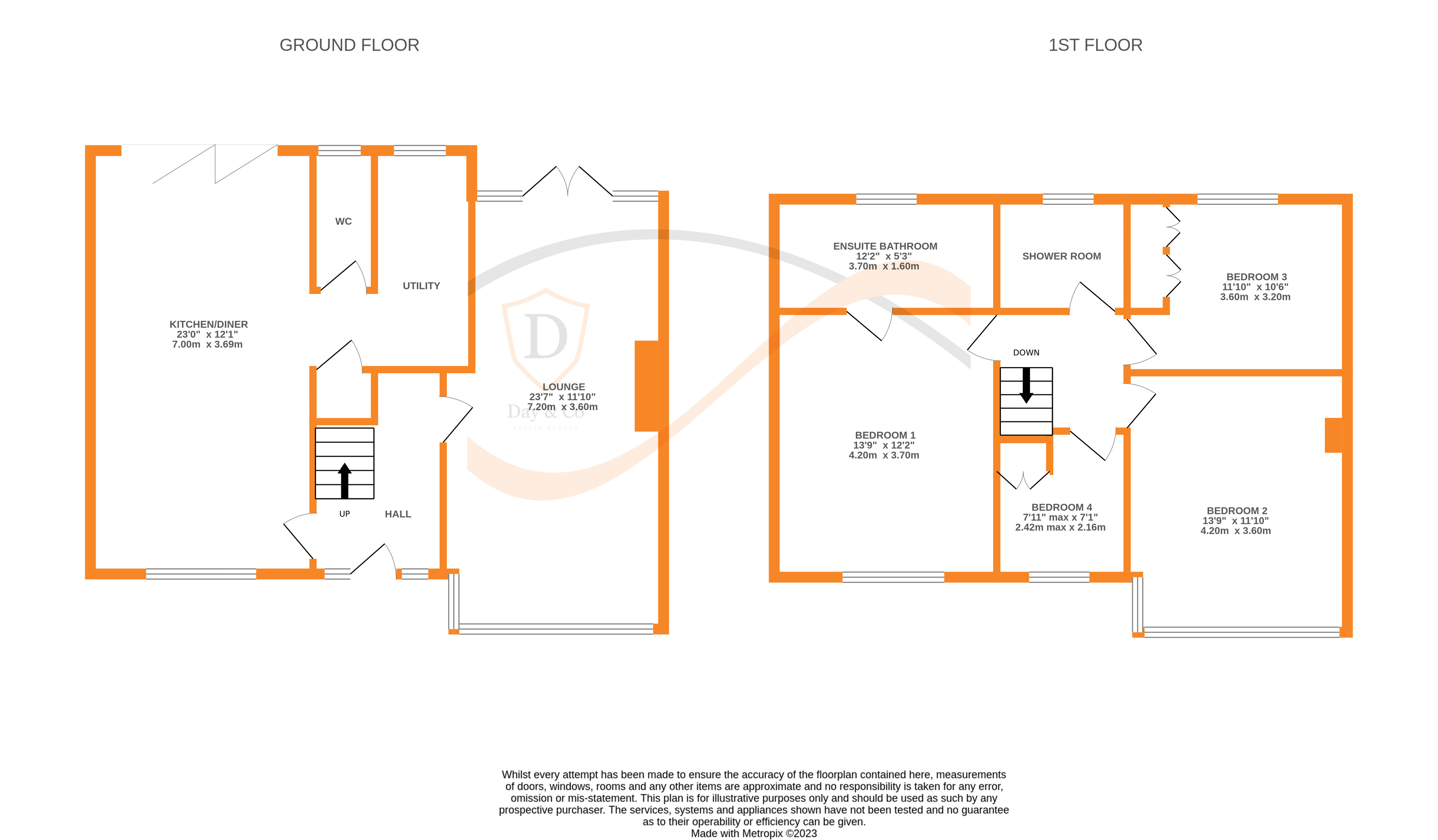 Floorplans For Nessfield Road, Keighley, West Yorkshire