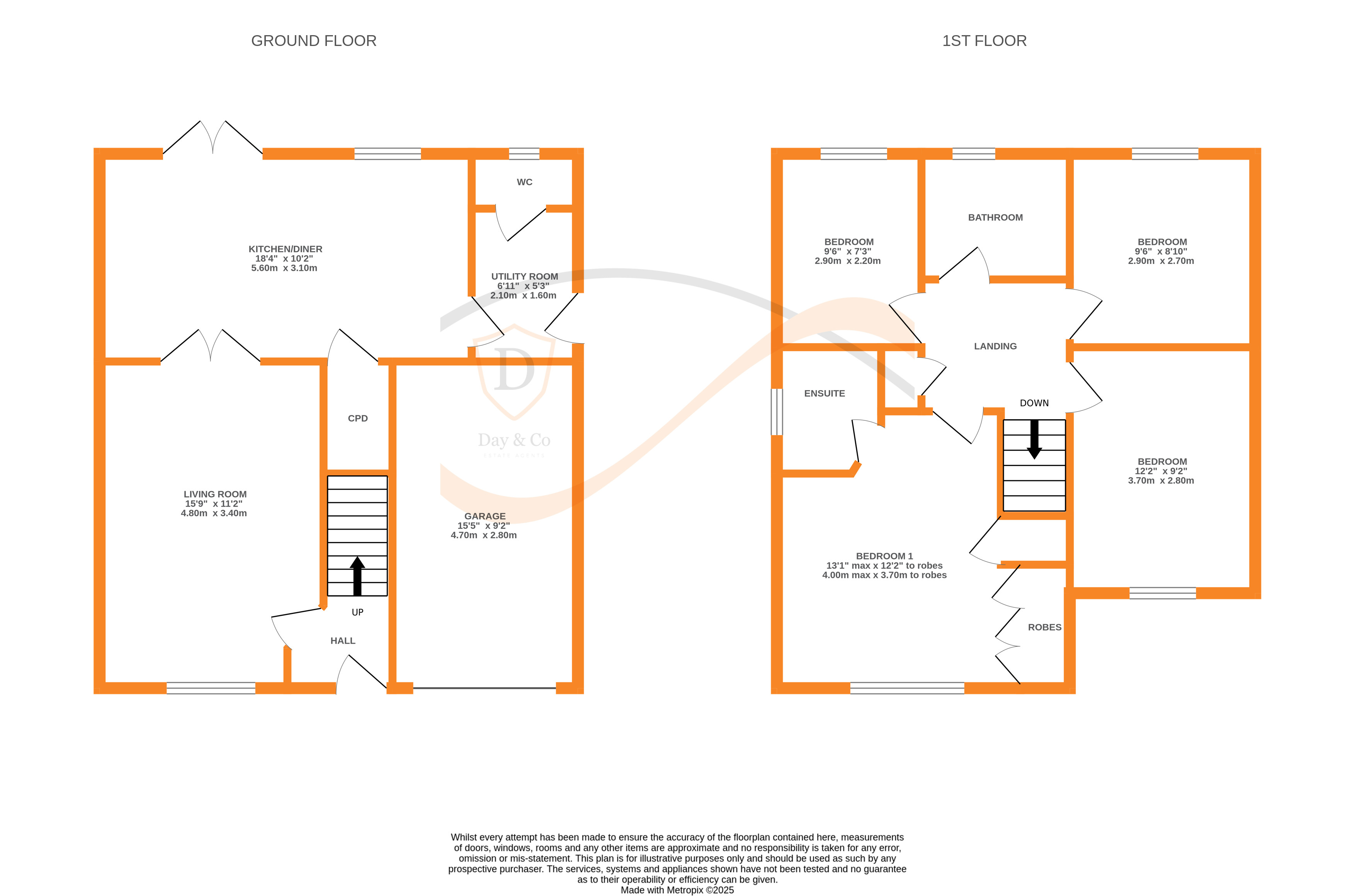 Floorplans For Oakworth, Keighley, West Yorkshire