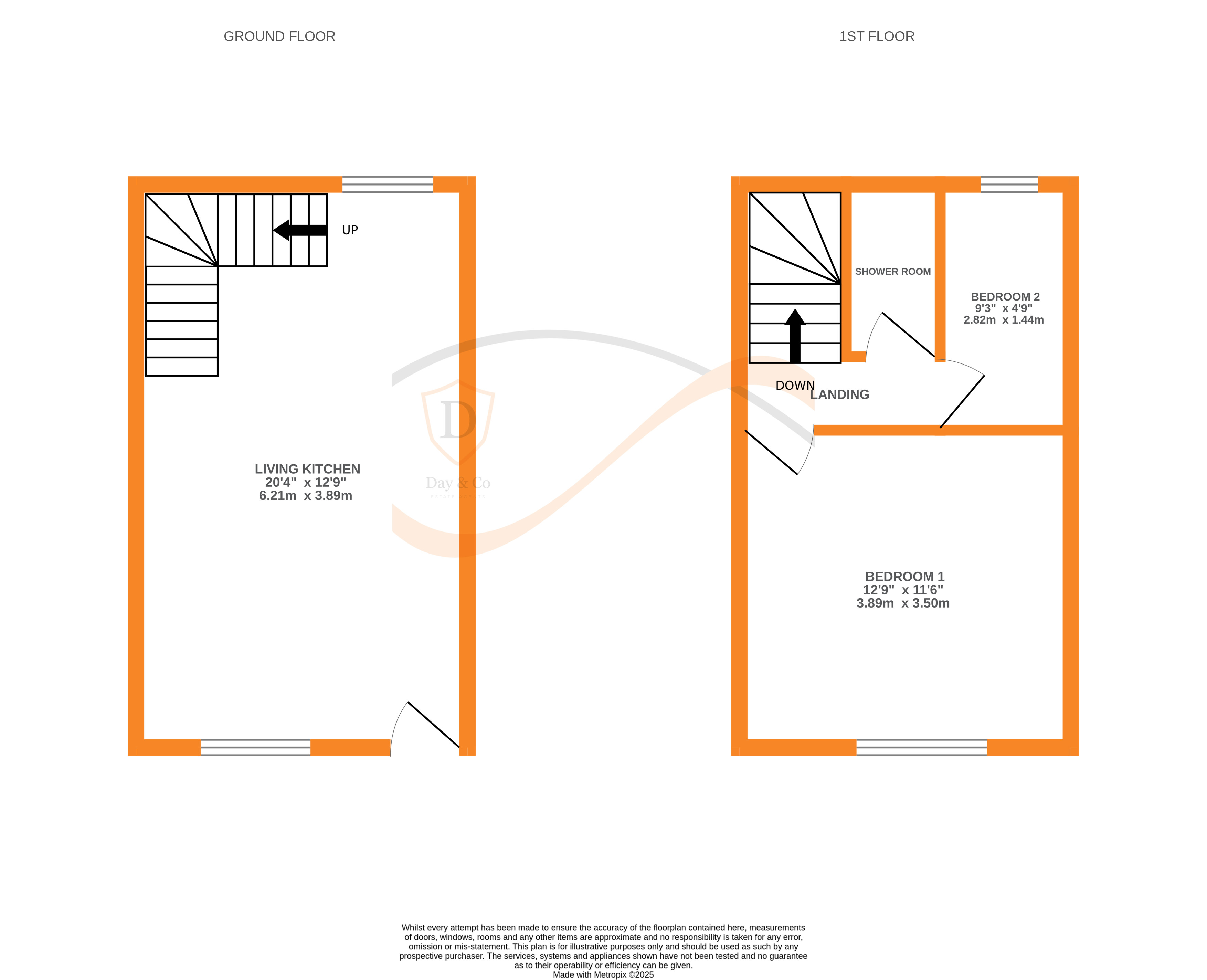 Floorplans For Oakworth, Keighley, West Yorkshire