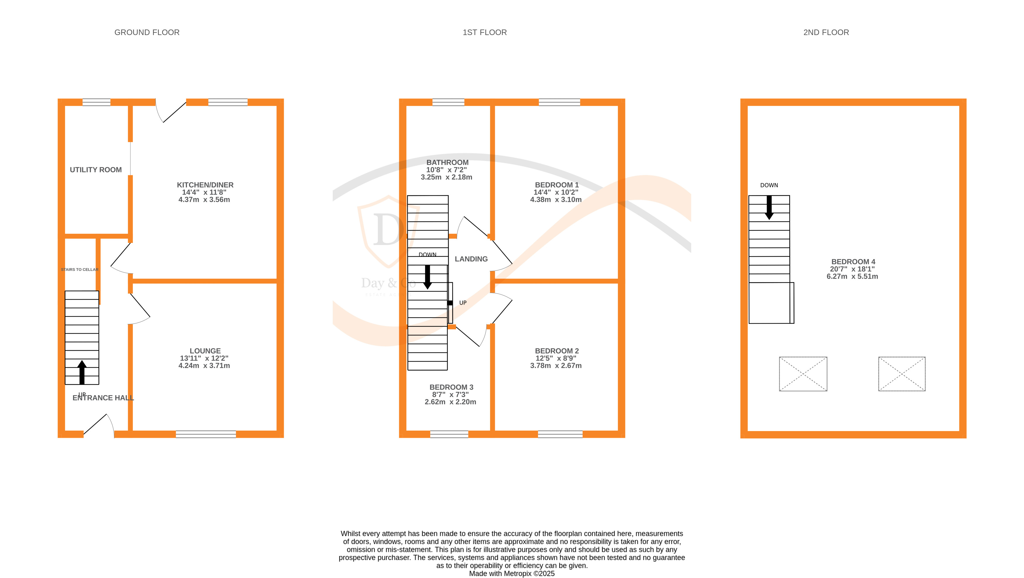 Floorplans For Oakworth, Keighley, West Yorkshire