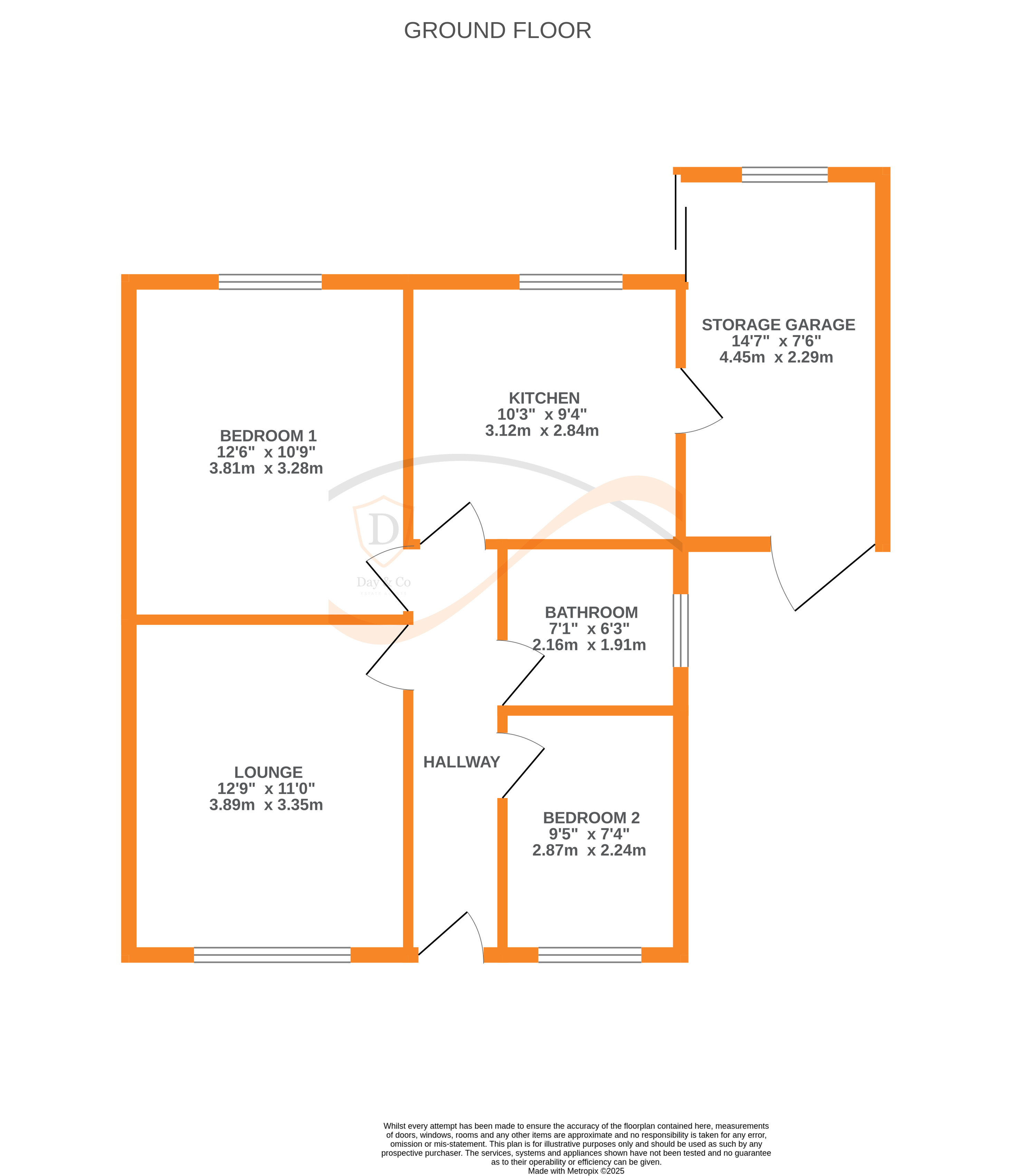 Floorplans For Spring Avenue, Keighley, West Yorkshire