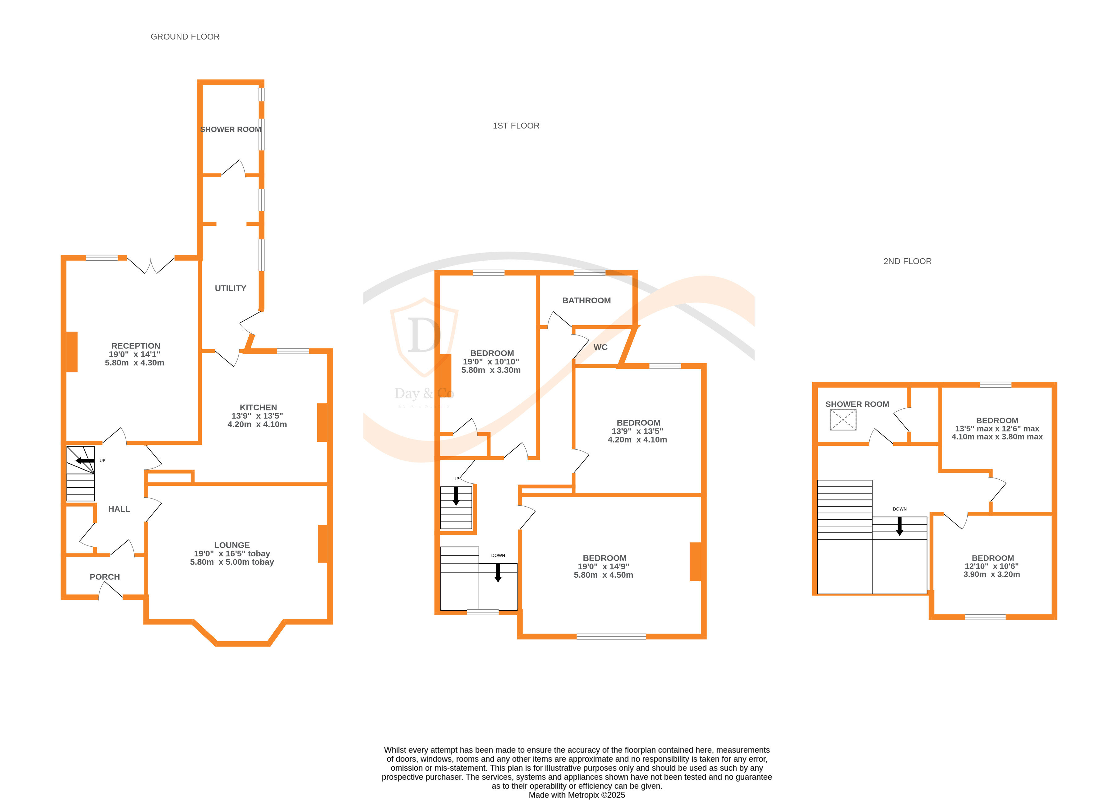 Floorplans For Utley, Keighley, West Yorkshire