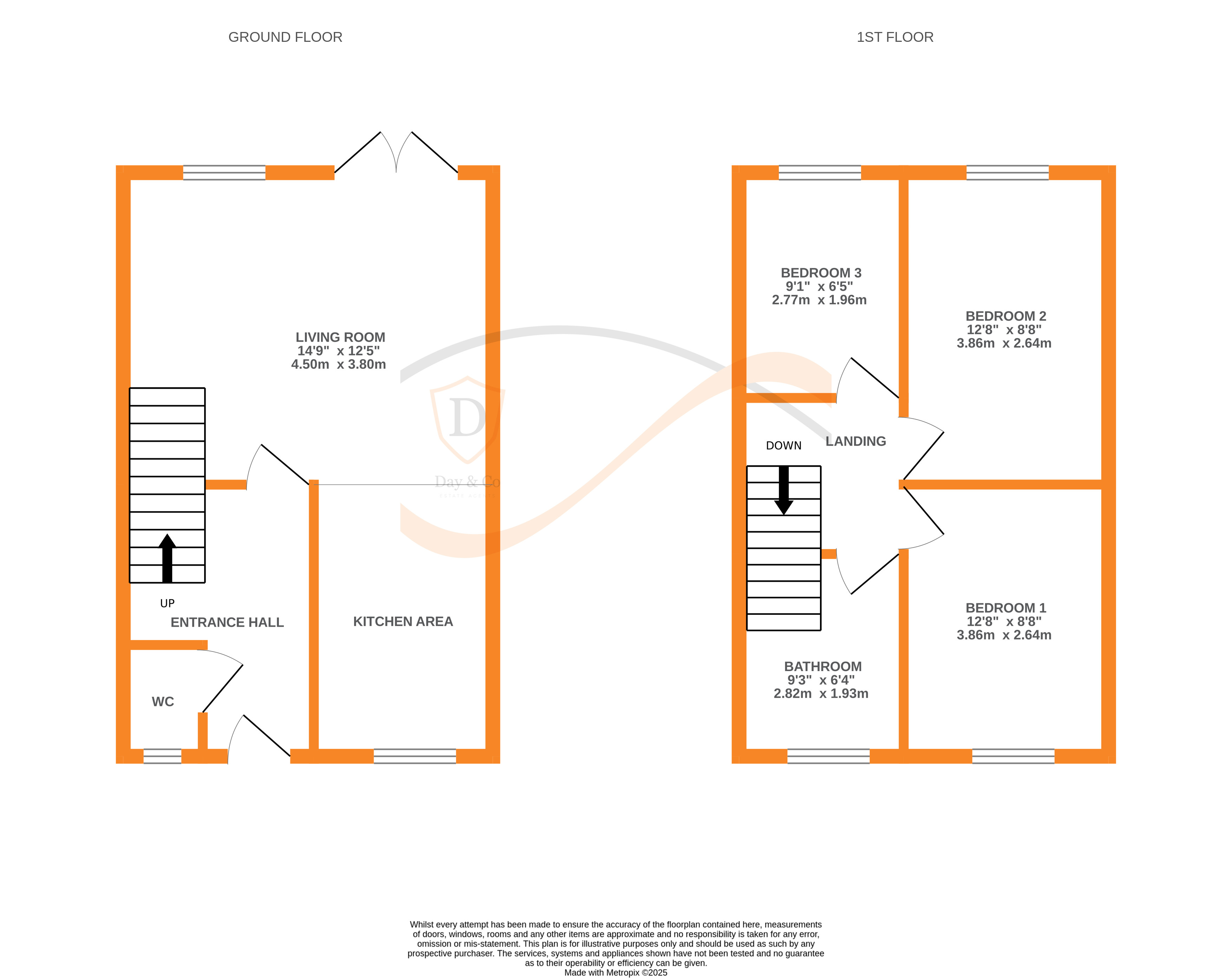 Floorplans For Illingworth Close, Keighley, West Yorkshire