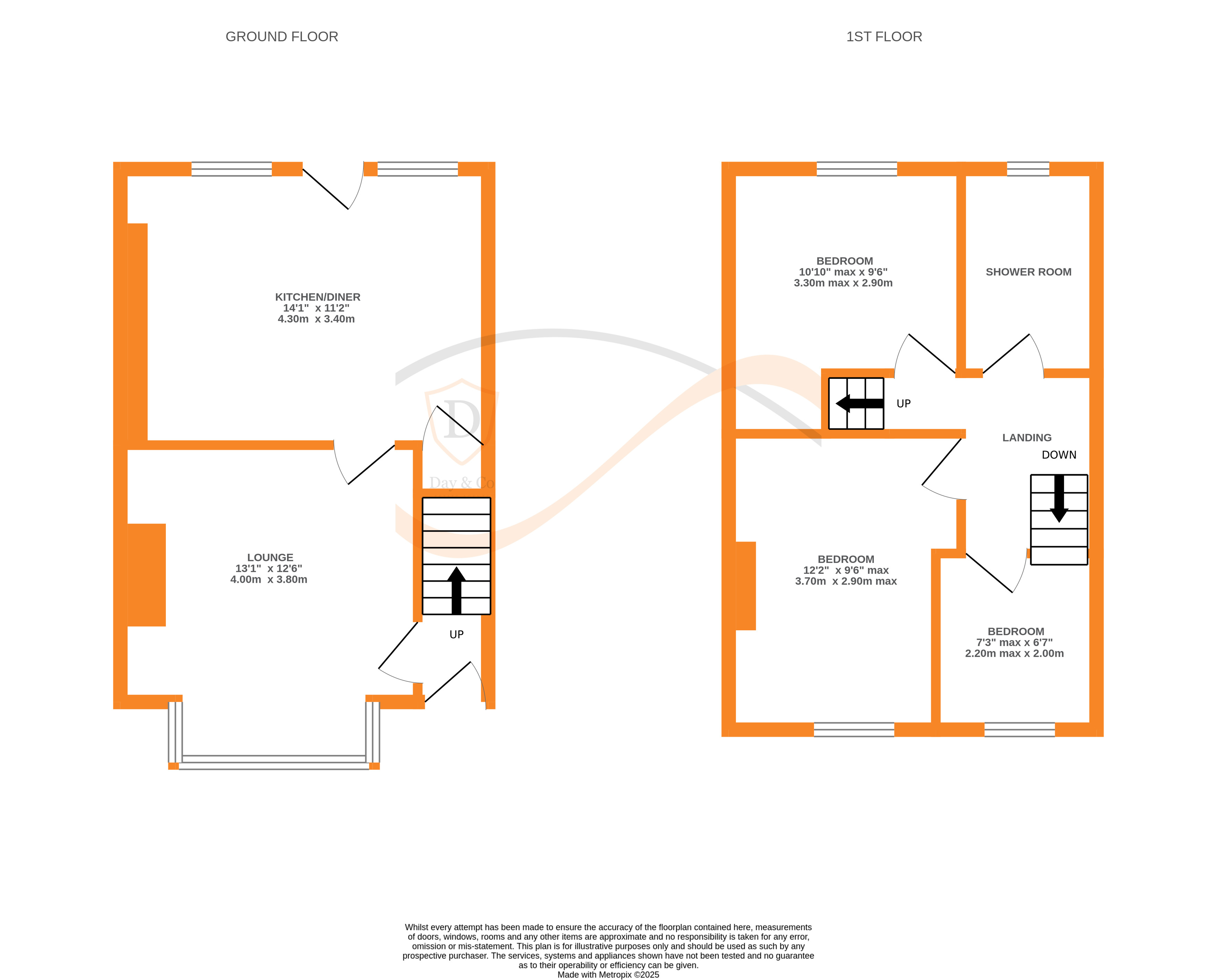 Floorplans For Calver Grove, Keighley, West Yorkshire