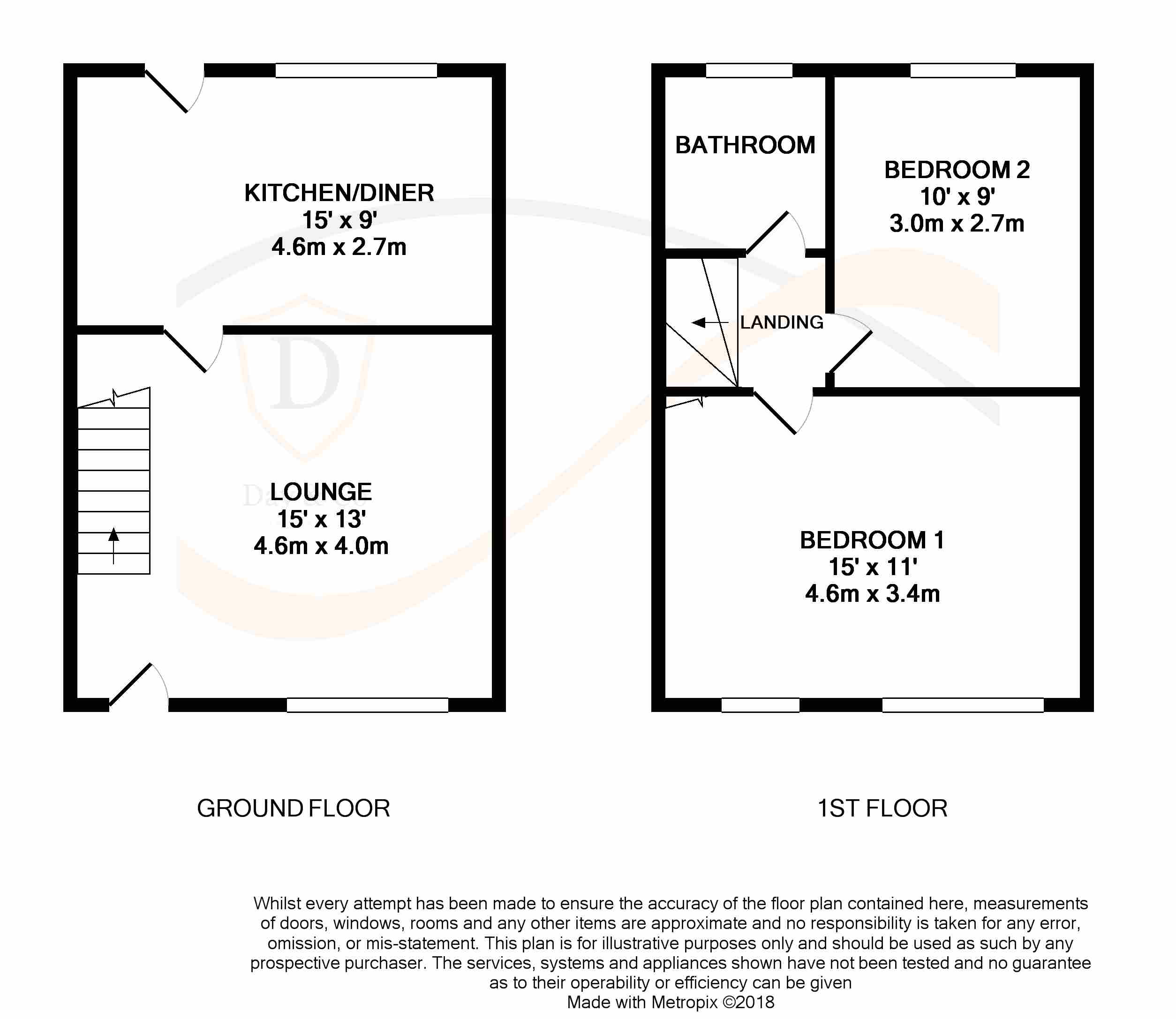 Floorplans For Calver Road, Keighley, West Yorkshire