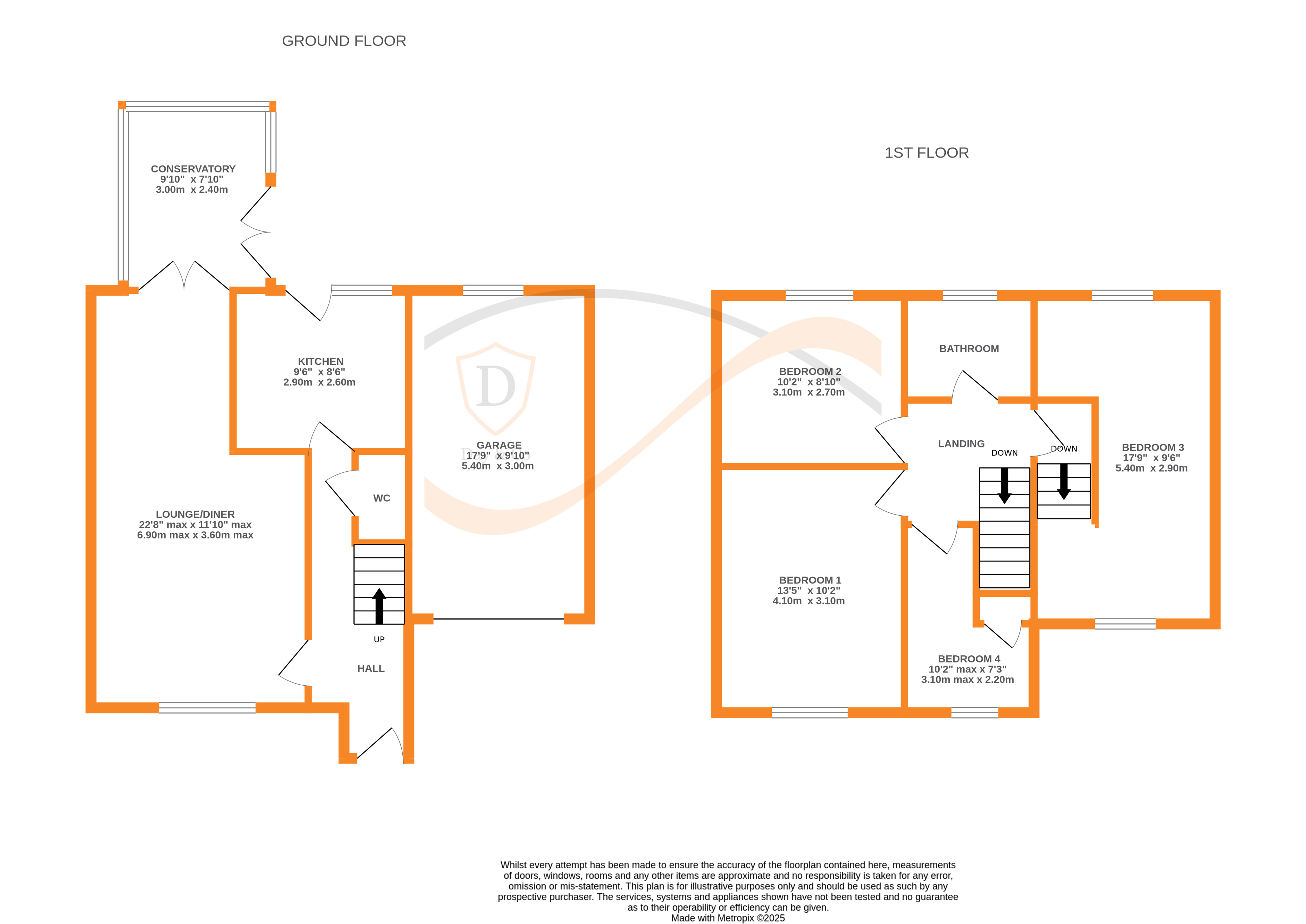 Floorplans For Rose Meadows, Keighley, West Yorkshire