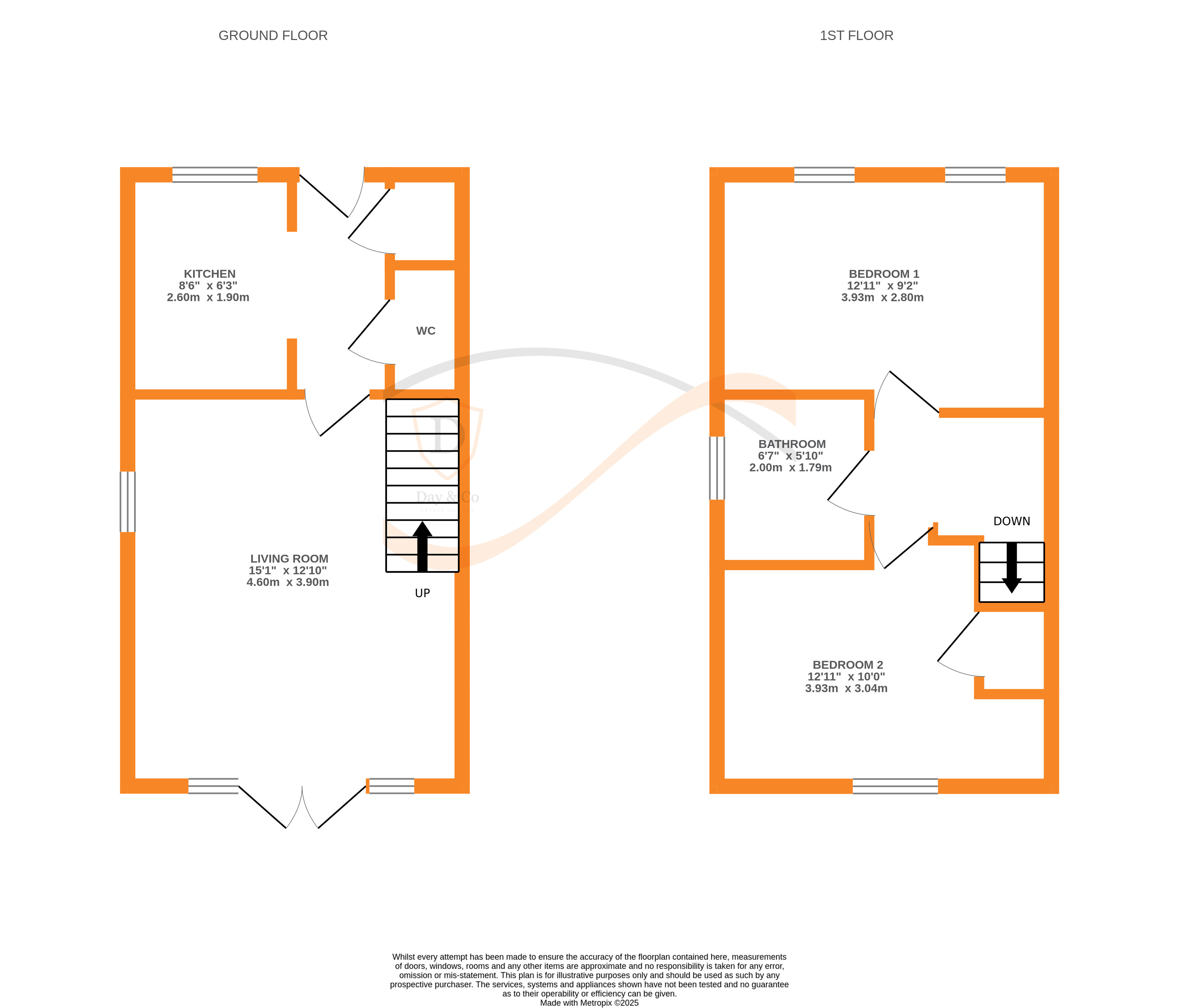 Floorplans For The Knoll, Keighley, West Yorkshire