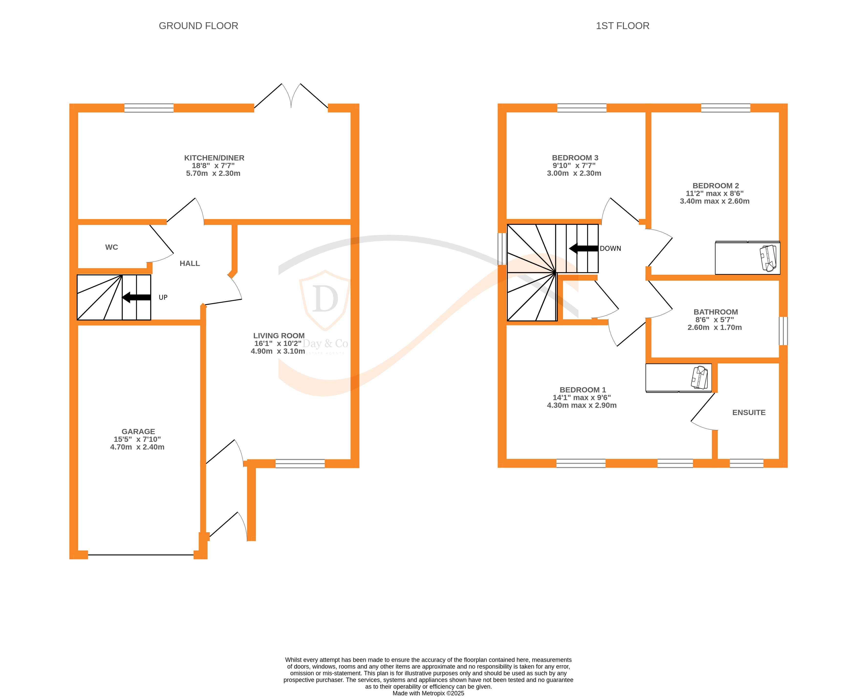 Floorplans For Oakworth, Keighley, West Yorkshire