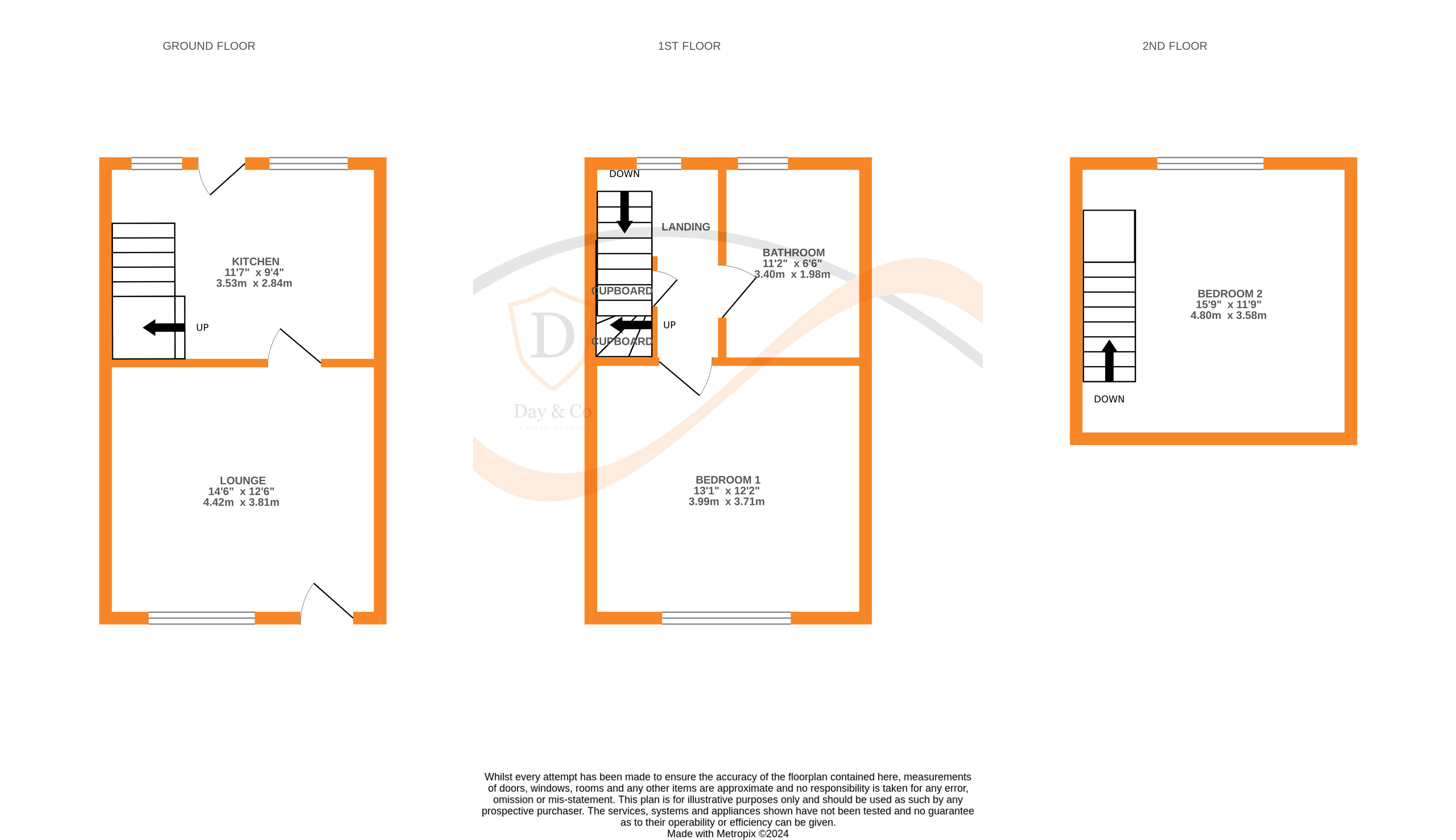 Floorplans For Cullingworth, Bradford, West Yorkshire