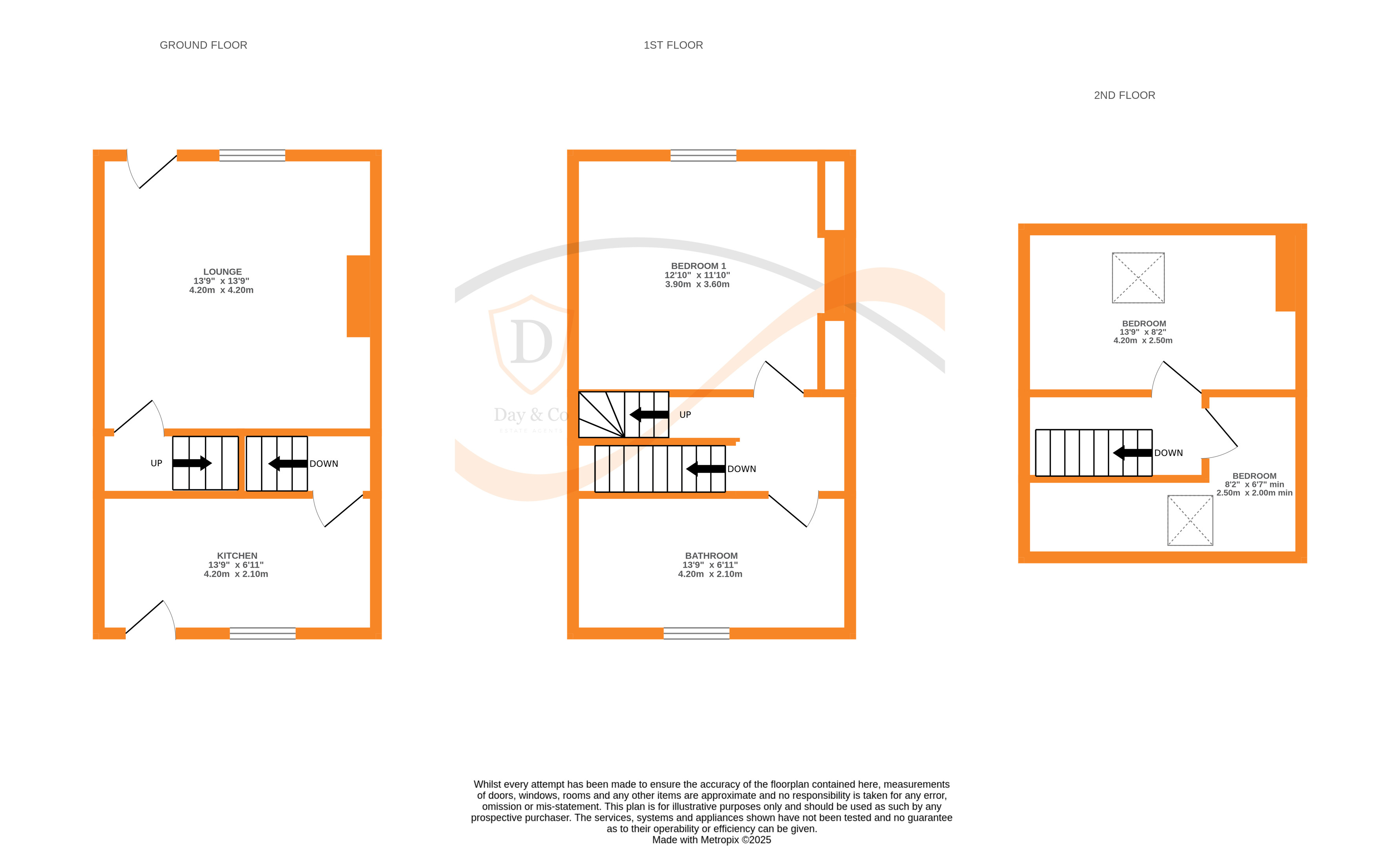 Floorplans For Balfour Street, Keighley, West Yorkshire