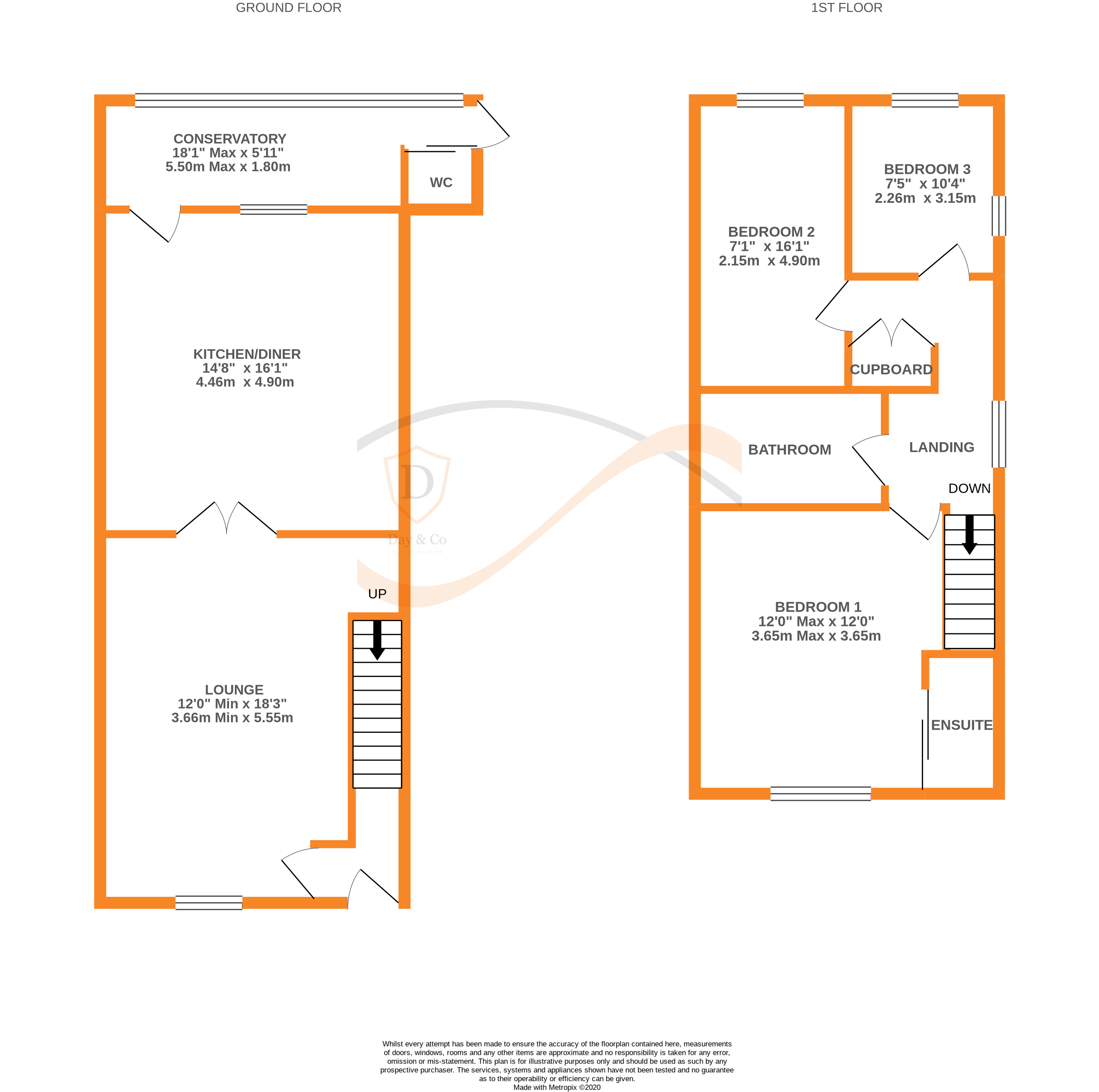 Floorplans For Denholme, Bradford, West Yorkshire
