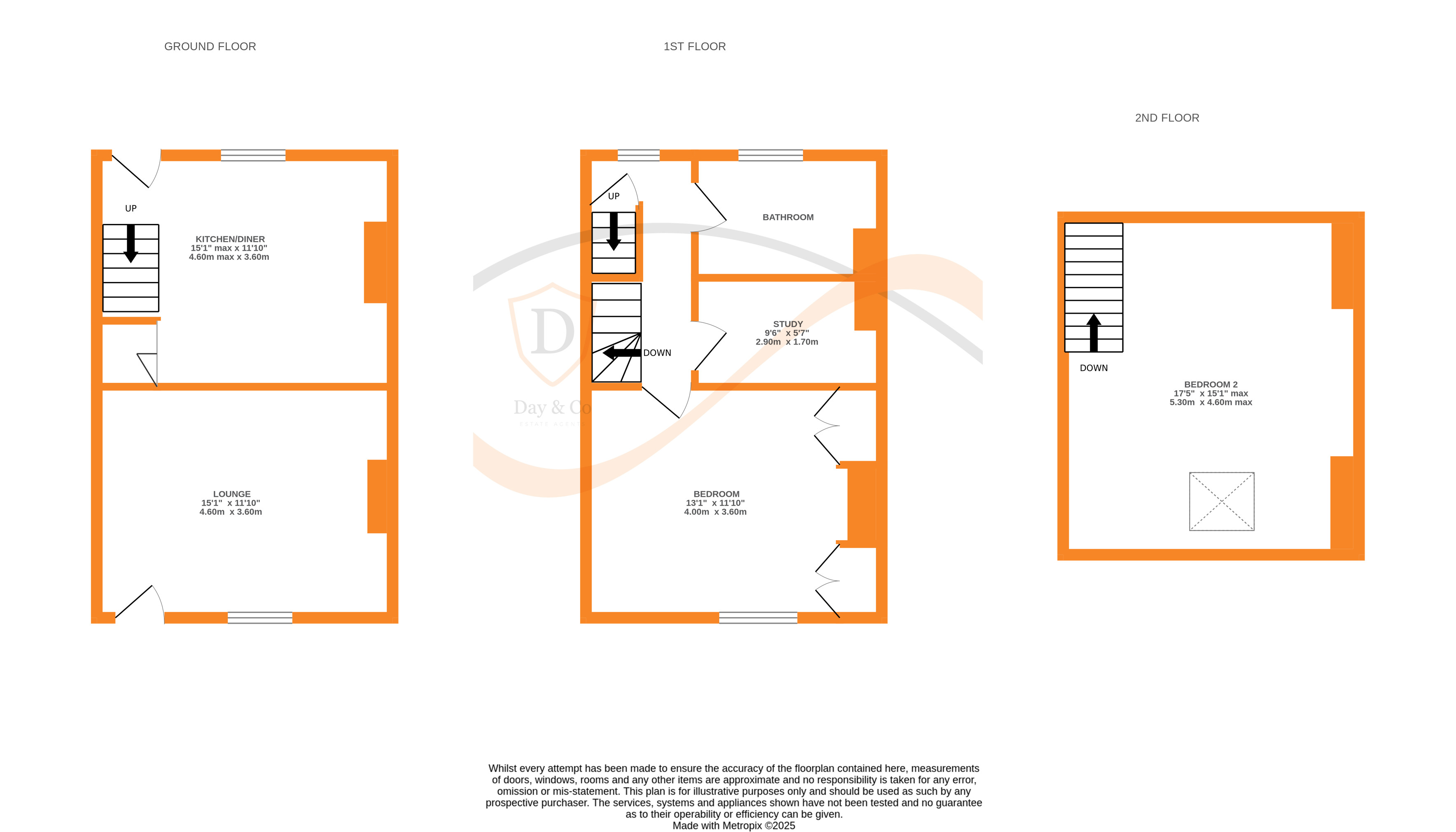 Floorplans For Mitchell Terrace, Bingley, West Yorkshire
