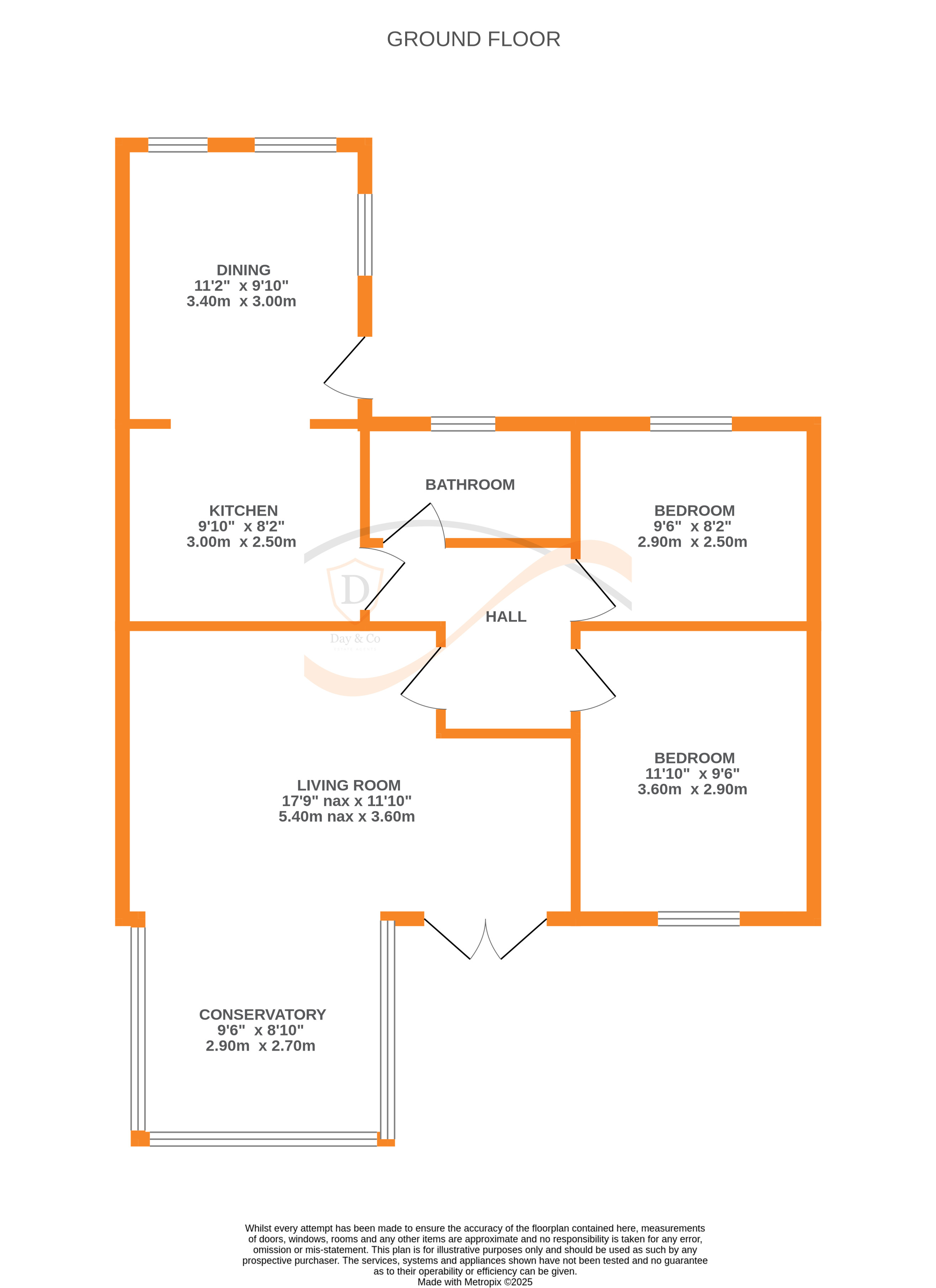 Floorplans For Oakworth, Keighley, West Yorkshire