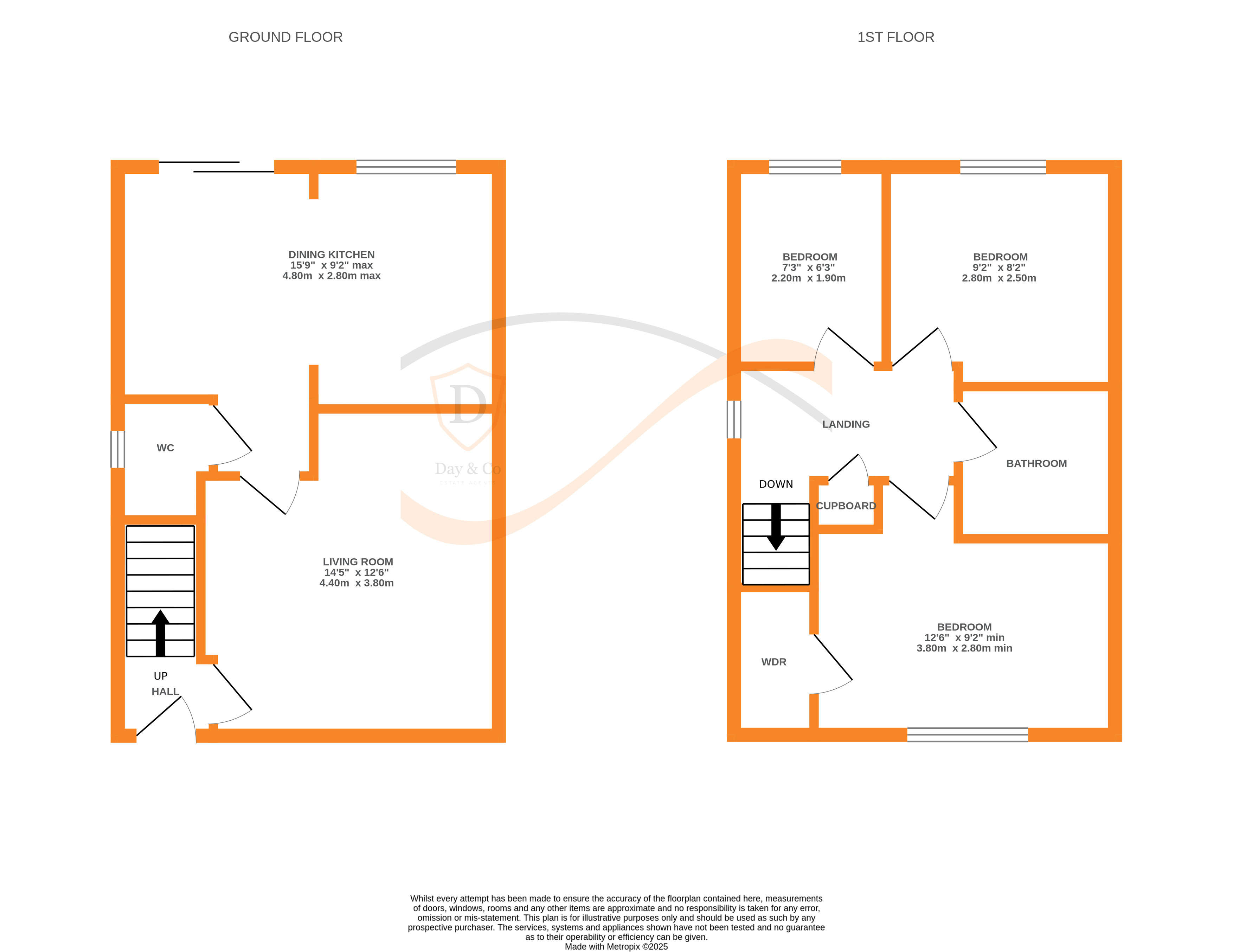 Floorplans For Steadings Way, Keighley, West Yorkshire