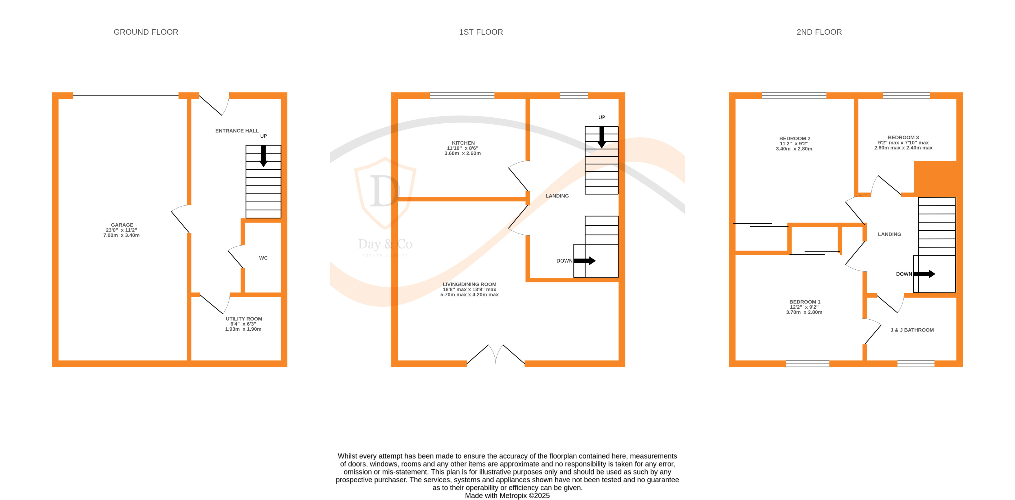 Floorplans For Riddlesden, Keighley, West Yorkshire