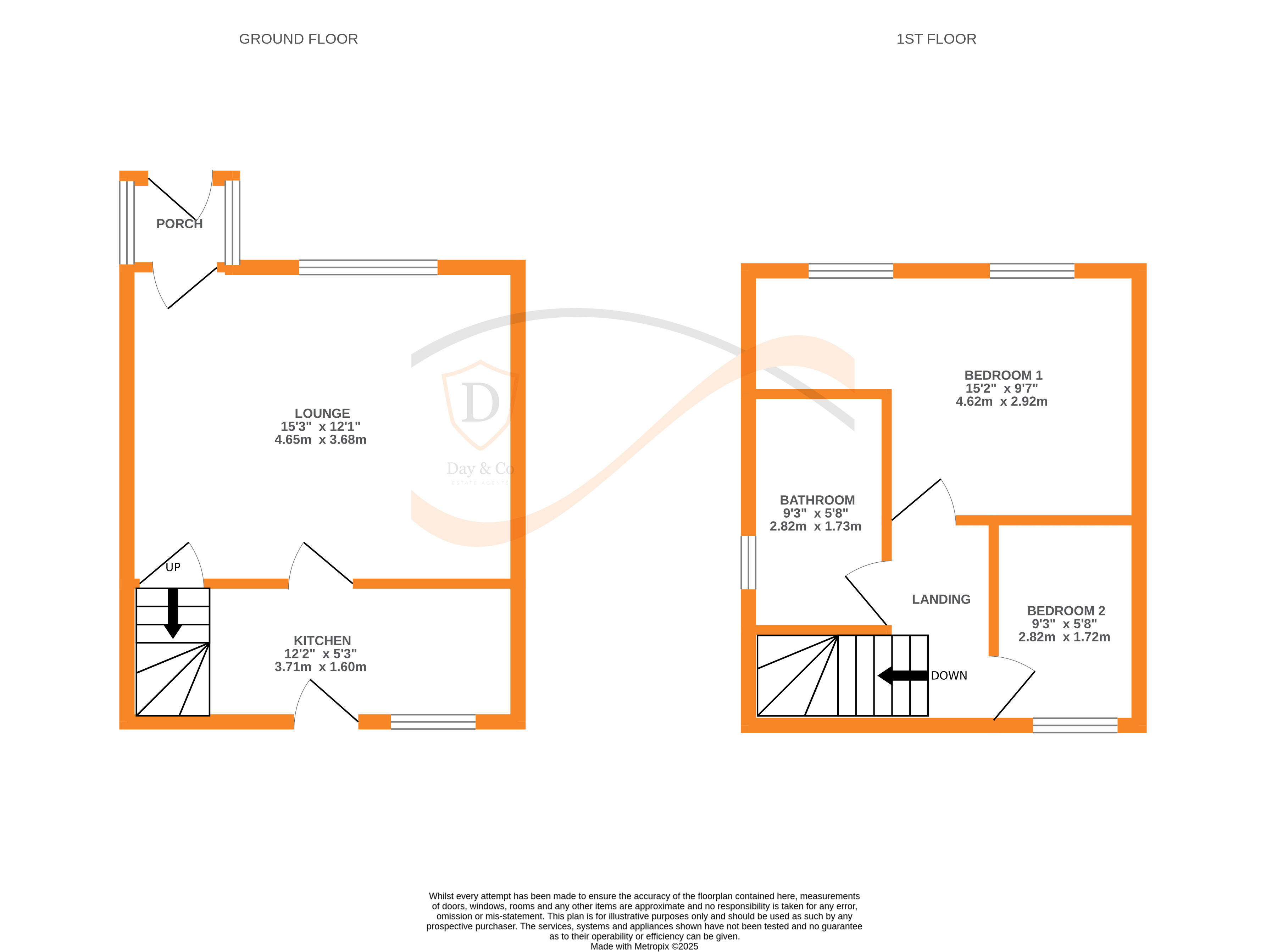 Floorplans For Oakworth, Keighley, West Yorkshire