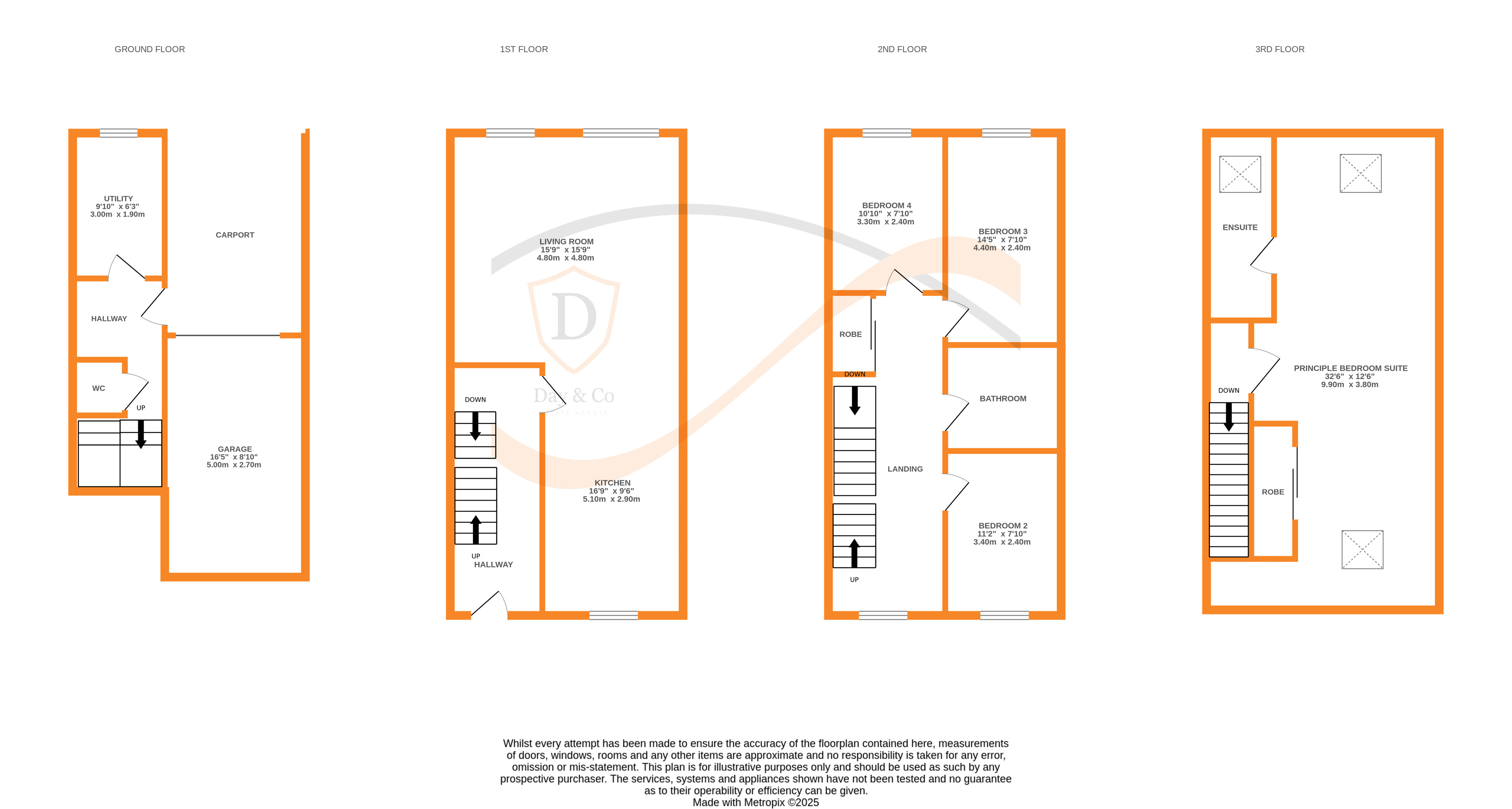 Floorplans For Oakworth, Keighley, West Yorkshire