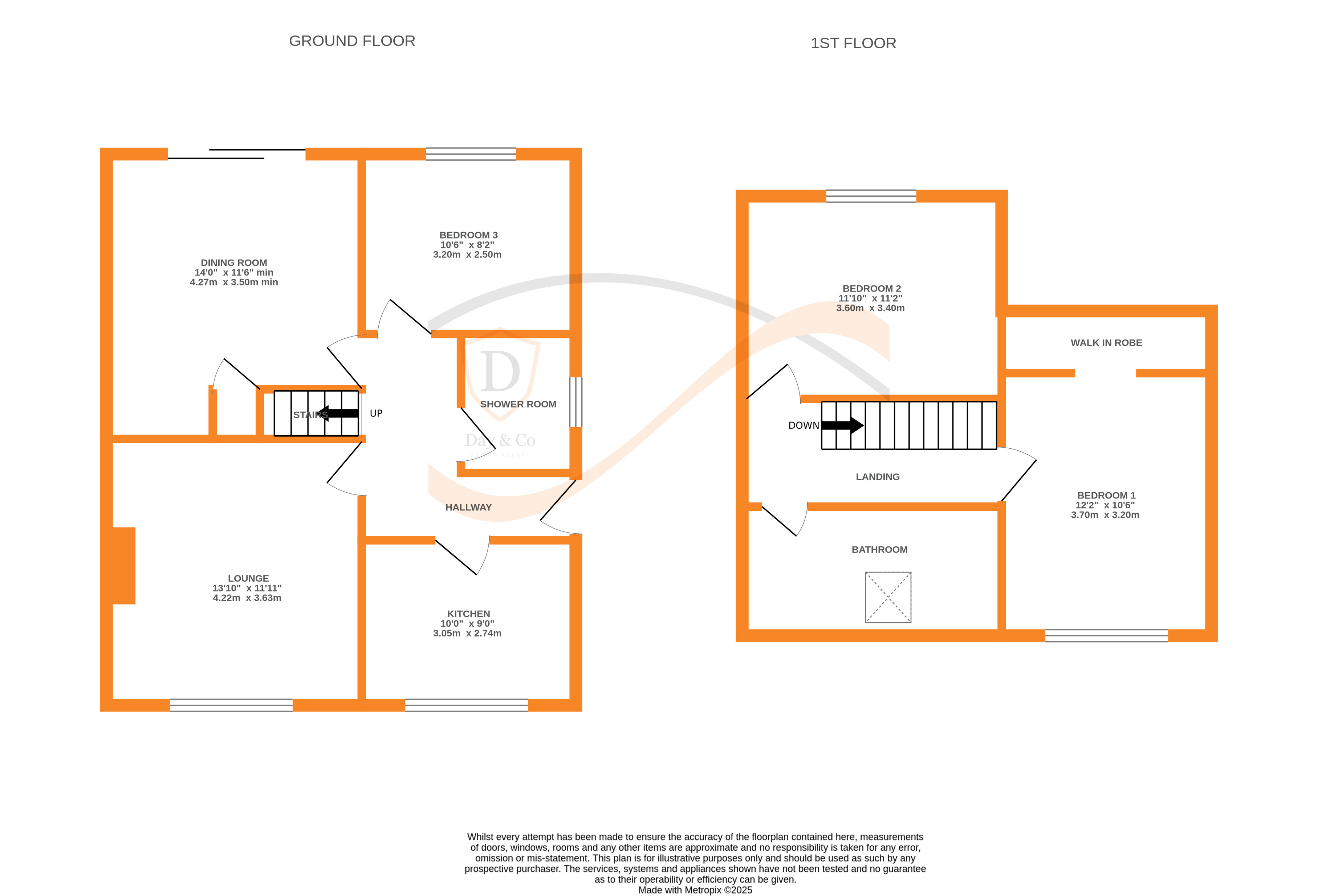 Floorplans For Oakbank Drive, Keighley, West Yorkshire