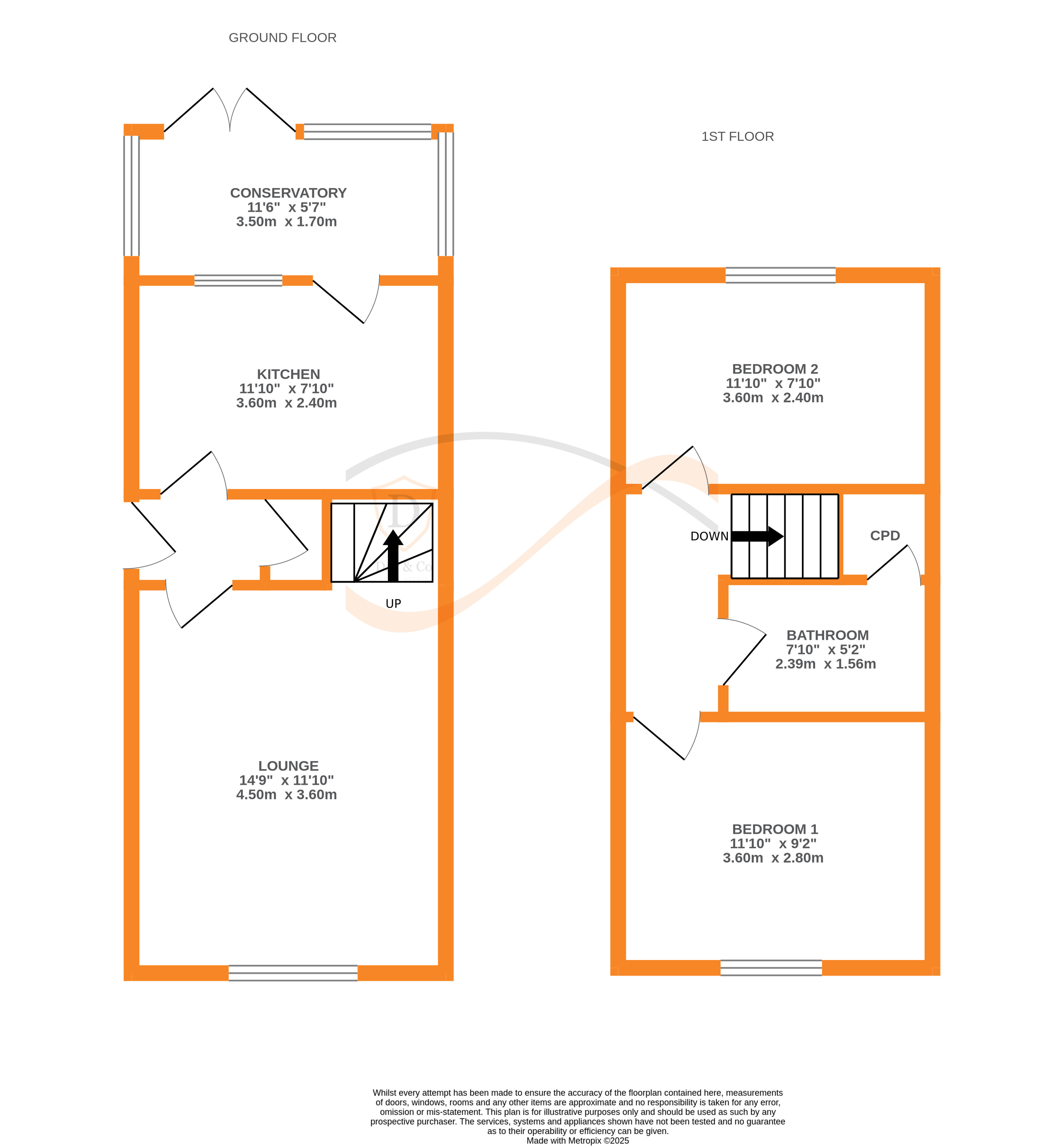 Floorplans For Long Lee, Keighley, West Yorkshire
