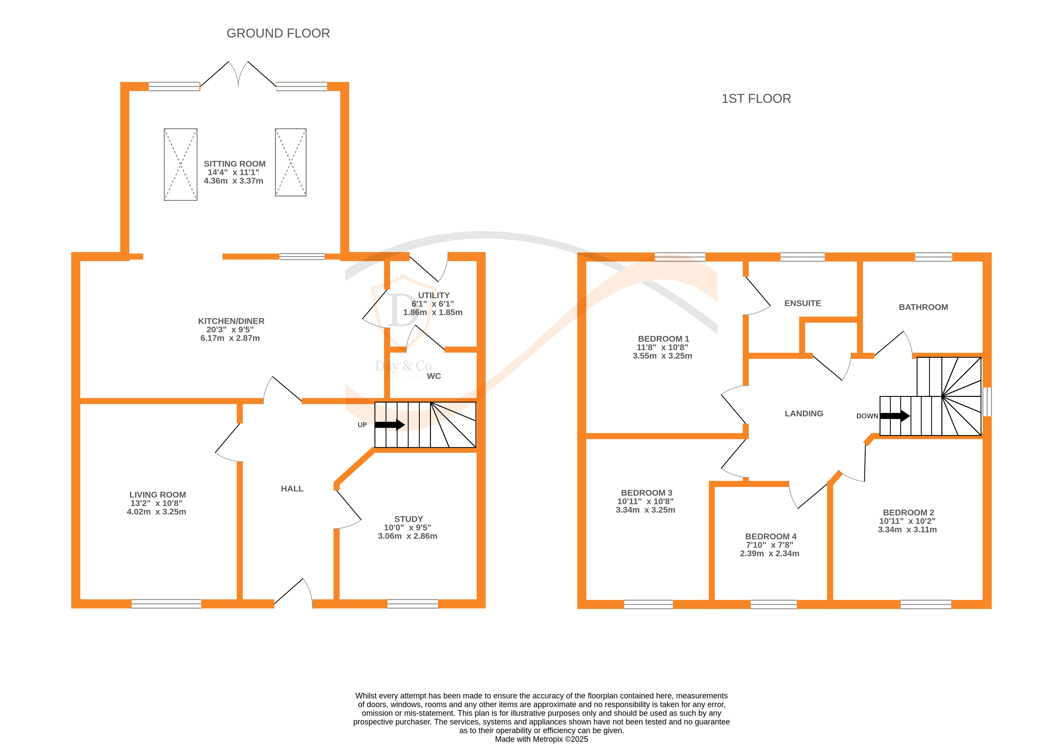 Floorplans For Oakworth, Keighley, West Yorkshire