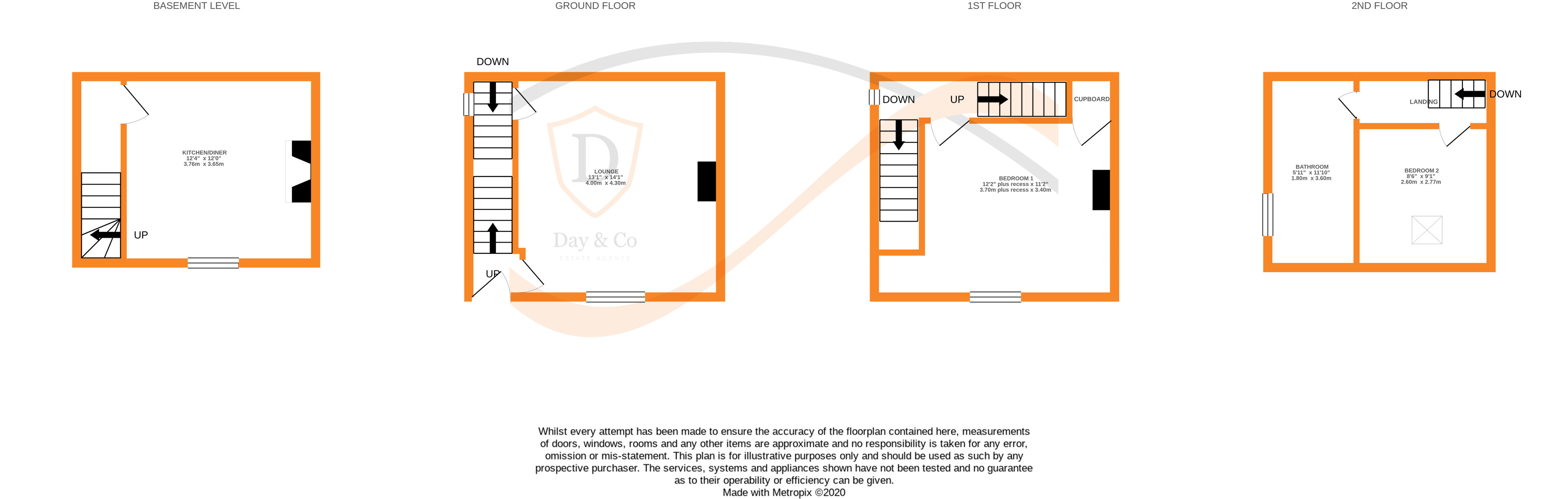 Floorplans For Malsis Crescent, Keighley, West Yorkshire