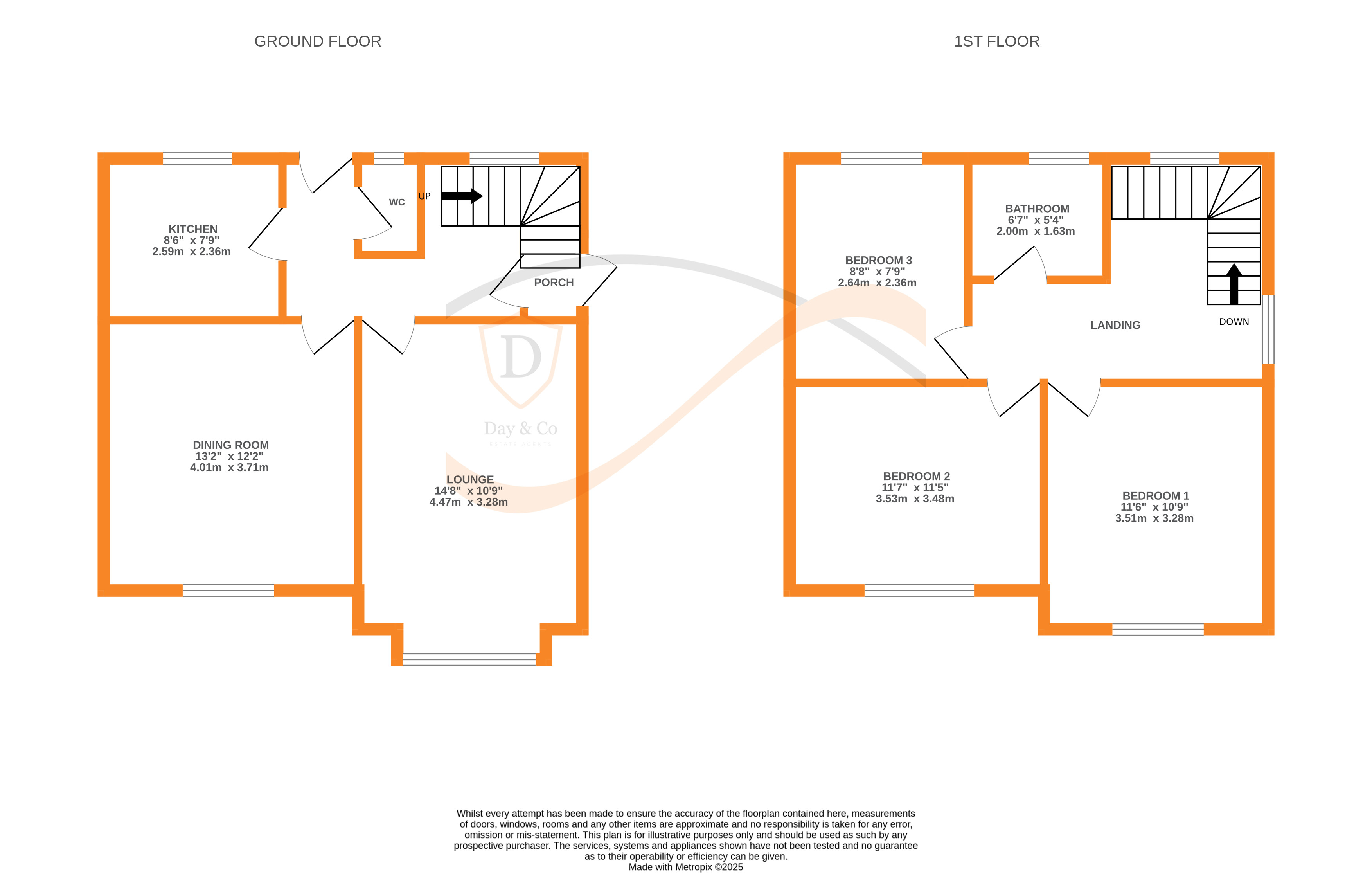 Floorplans For Riddlesden, Keighley, West Yorkshire