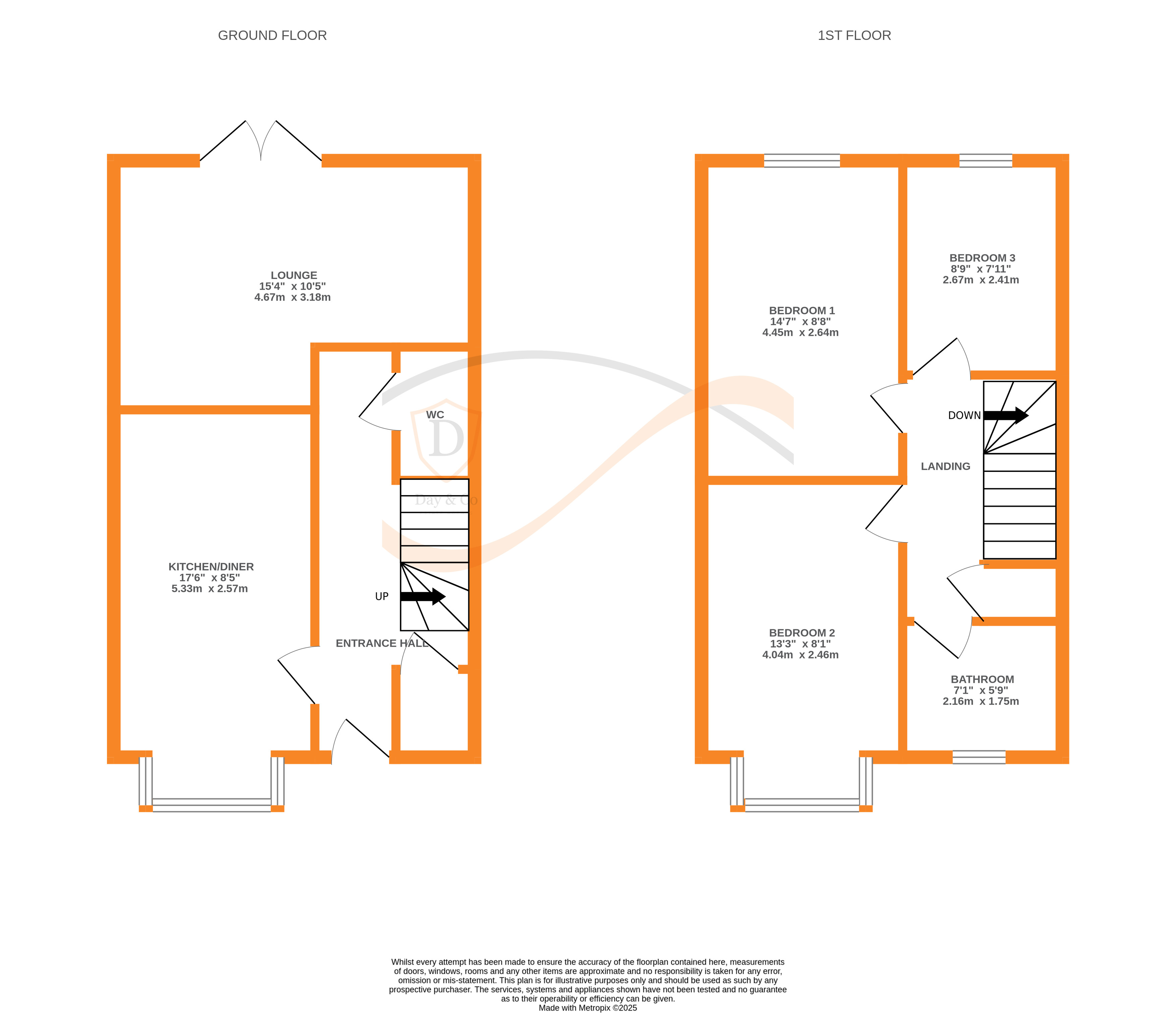 Floorplans For Haworth, Keighley, West Yorkshire