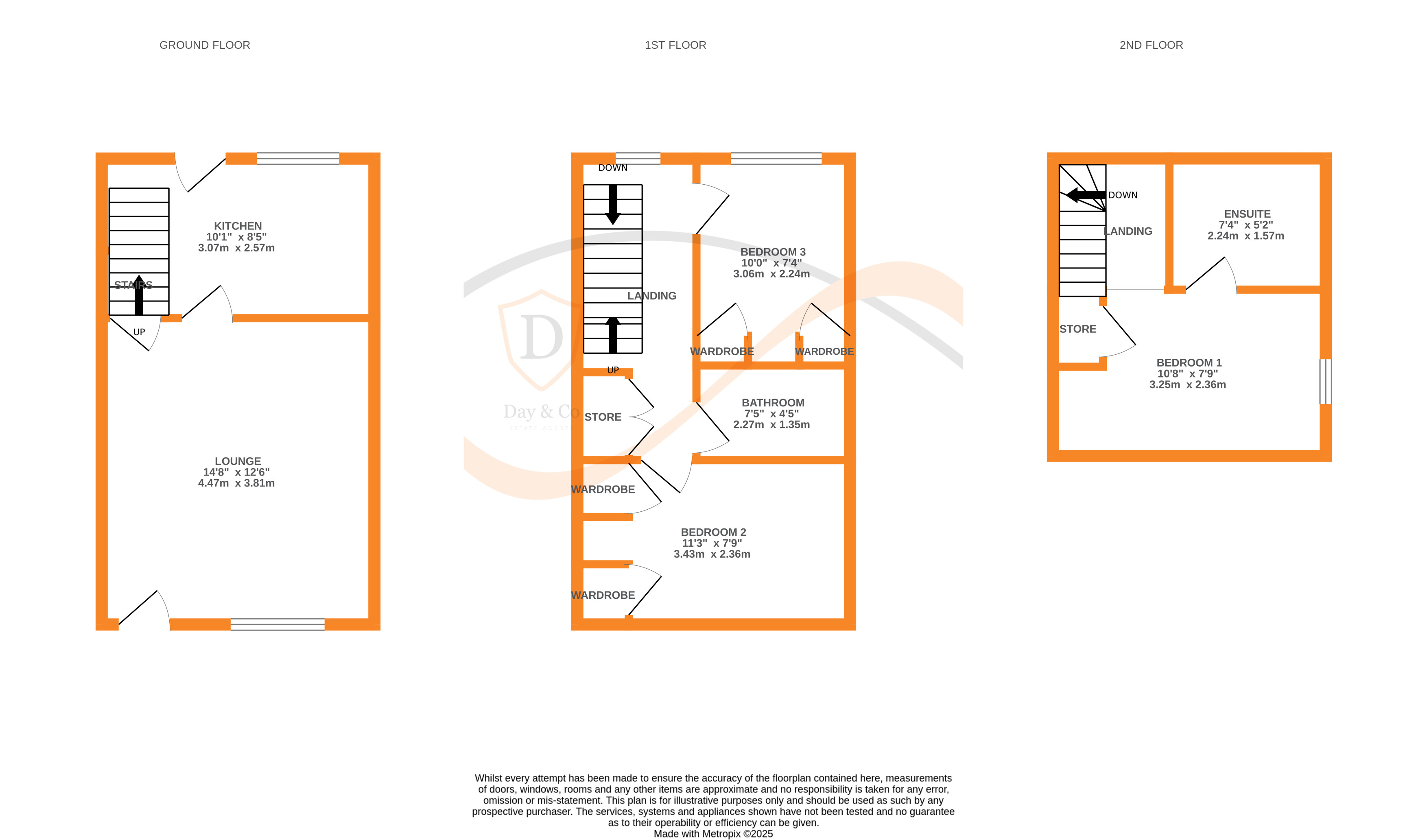 Floorplans For James Street East, Keighley, West Yorkshire