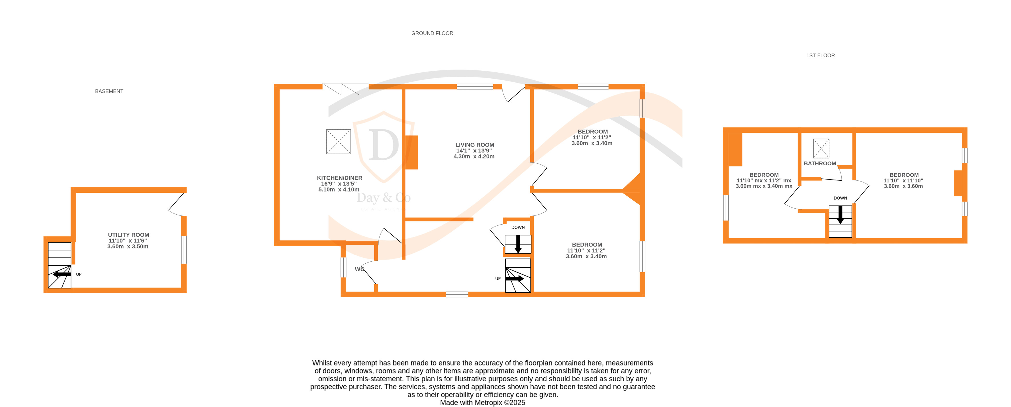 Floorplans For Oakworth, Keighley, West Yorkshire