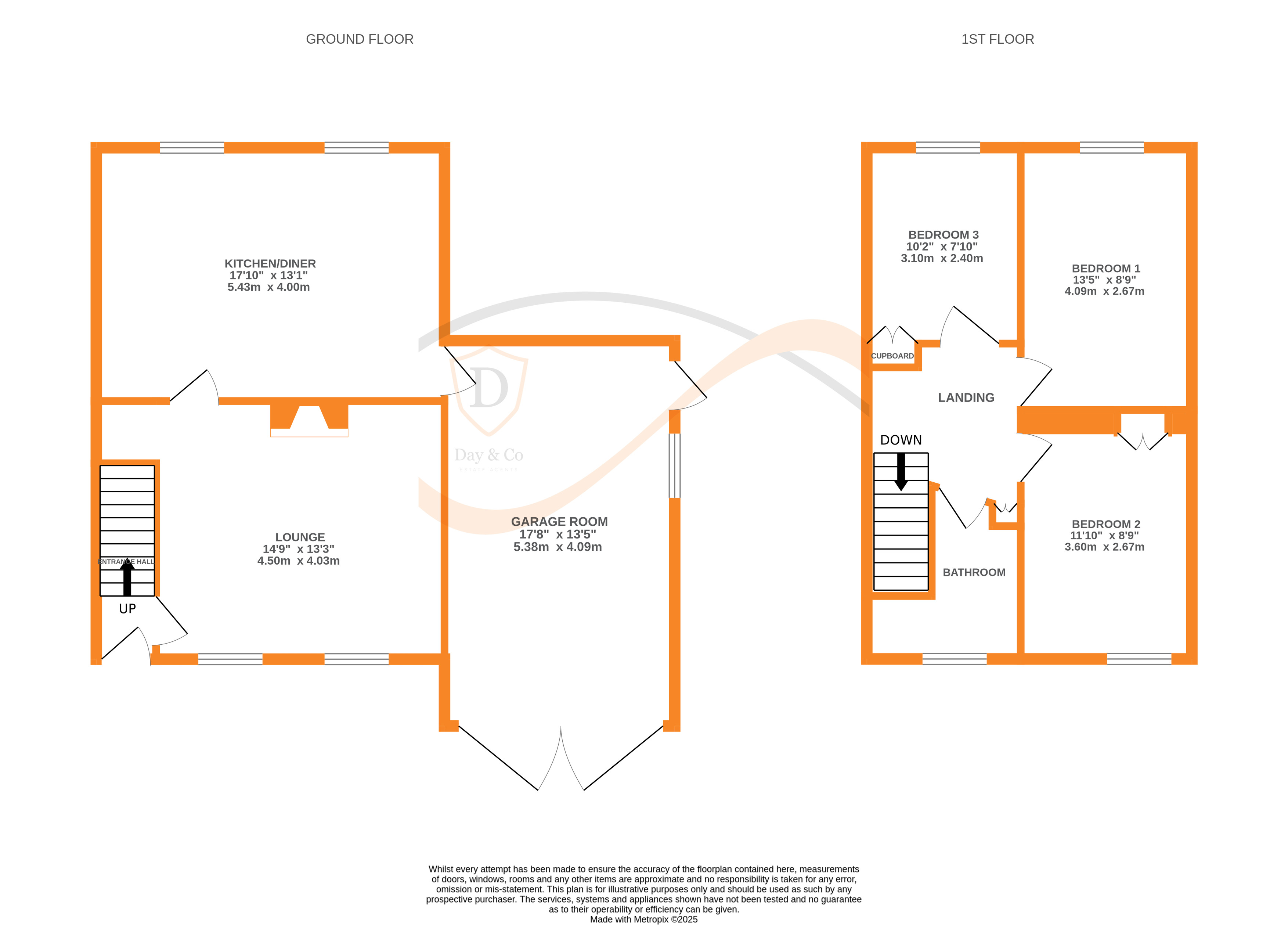 Floorplans For Oakworth, Keighley, West Yorkshire
